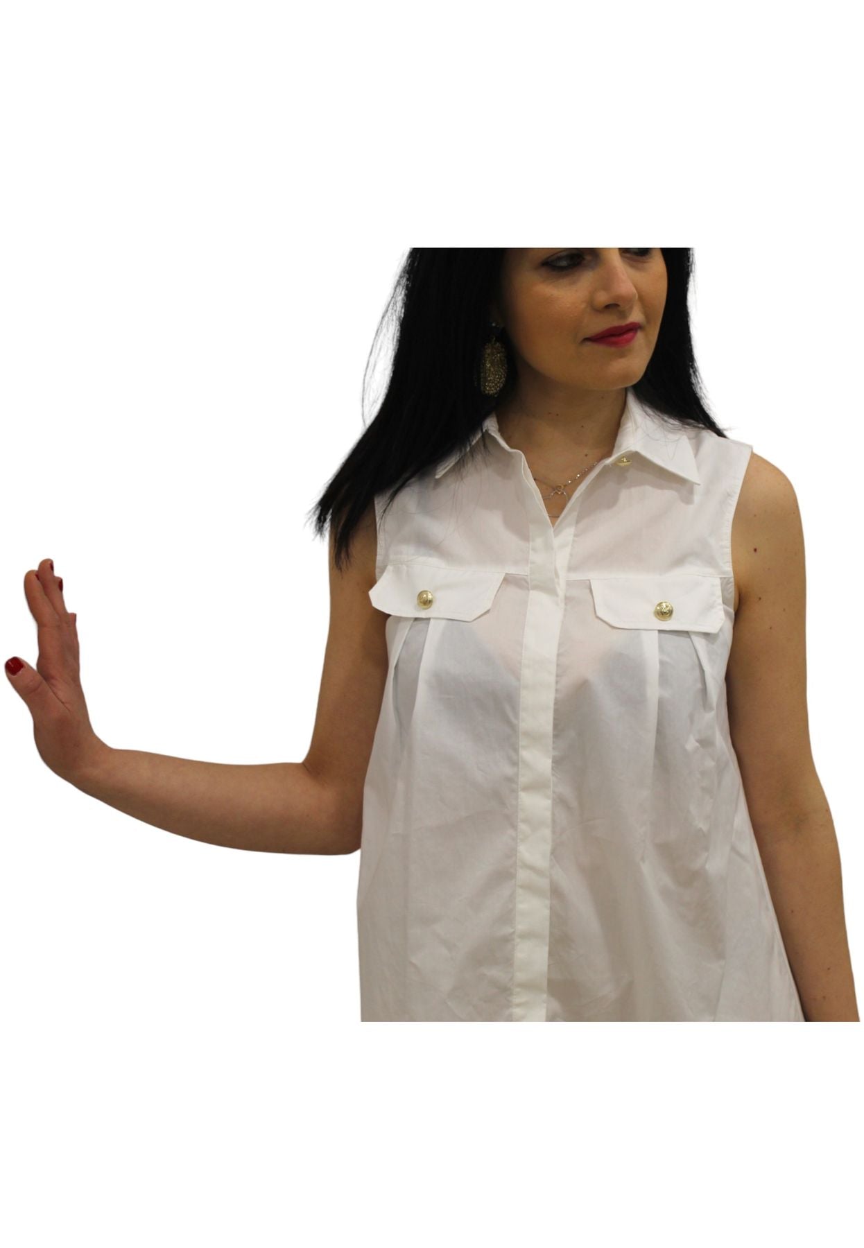 Vestito Corto Donna Gaudi Senza Maniche 311BD15018