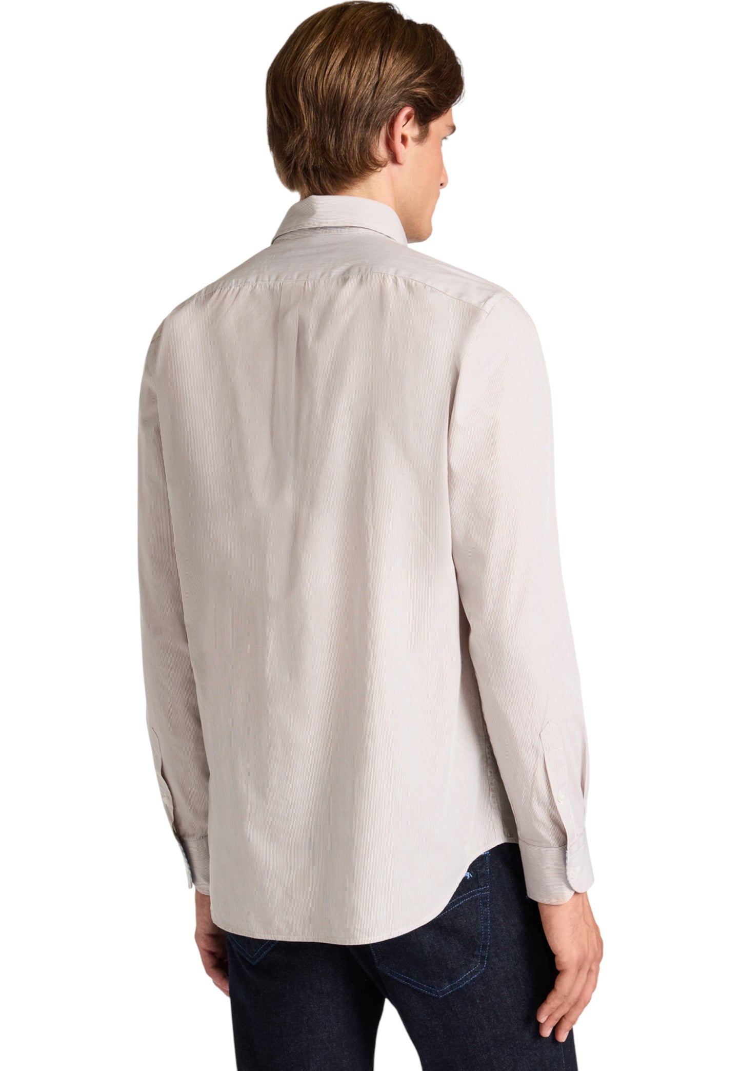 Camicia Manica lunga Uomo Harmont & Blaine A Microrighe Con Bassotto CRP074013435B