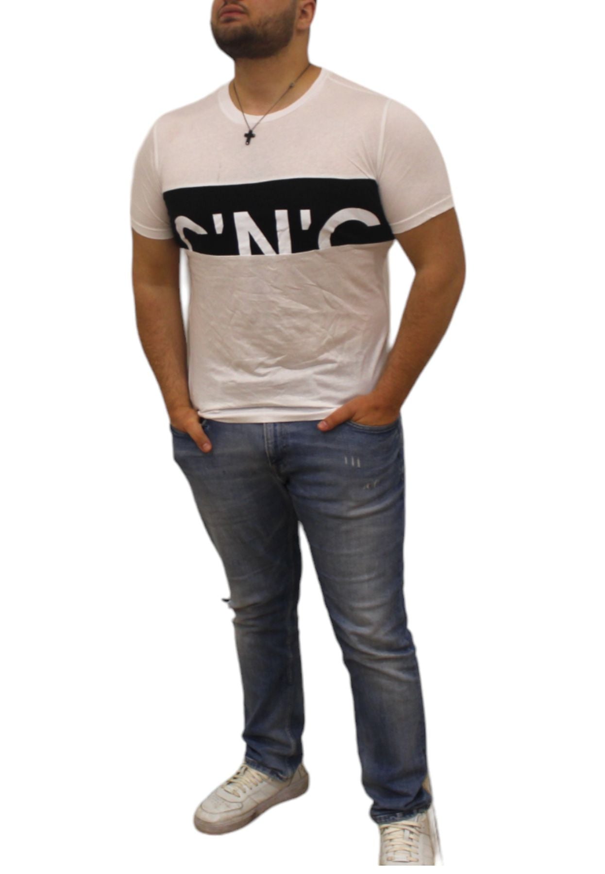 T-Shirt Manica Corta Uomo C'N'C Costume National NMS37002TS9700