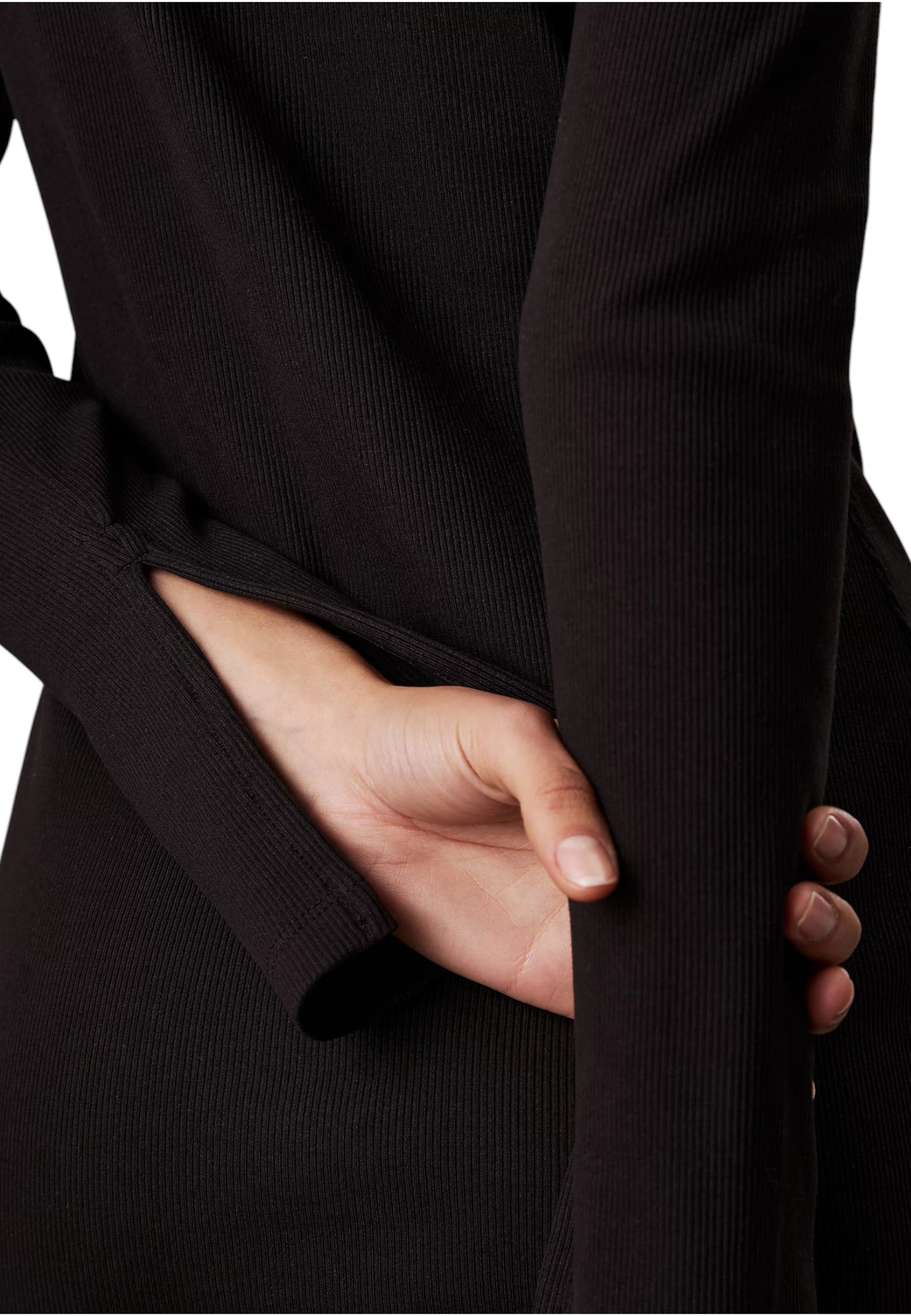 Vestito Corto Donna Calvin klein Jeans  Woven Label Rib Short