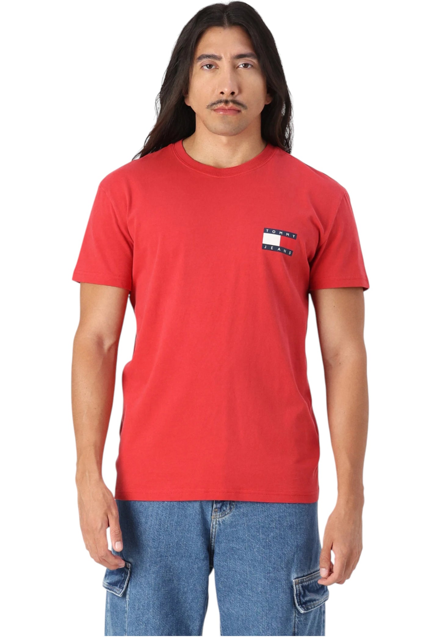 T-Shirt Manica Corta Uomo Tommy Jeans Tjm Reg Heritage Flag