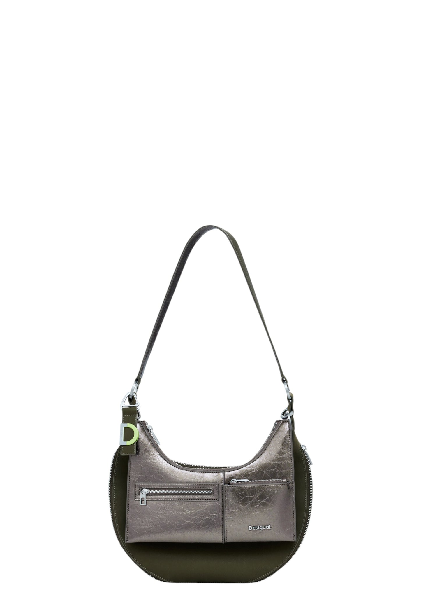 Borsa A Spalla Donna Desigual Delta Lyra Olive 25WAXPAH