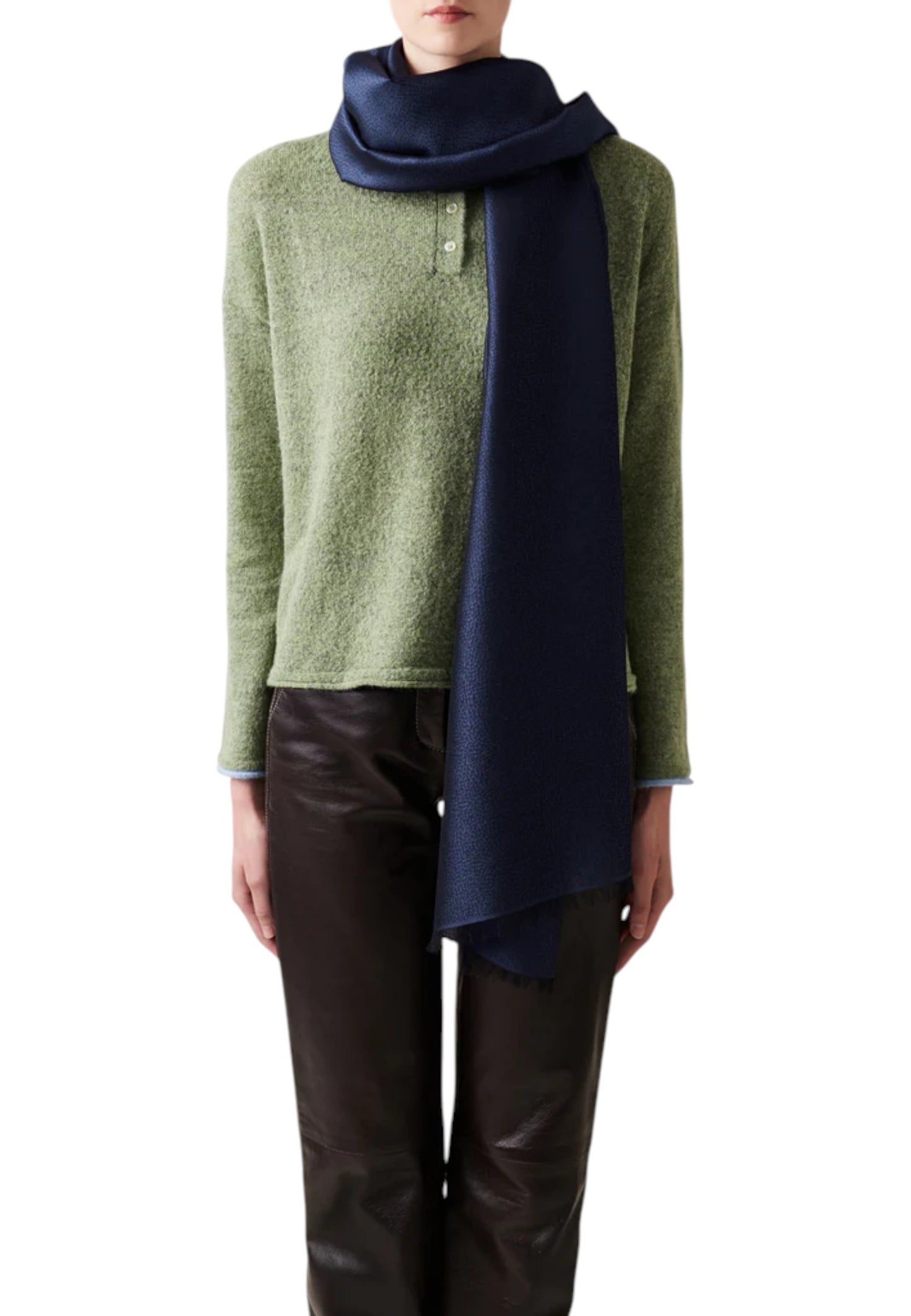 Stola Donna Borbonese Op Logo Outline 80X180 910600350053