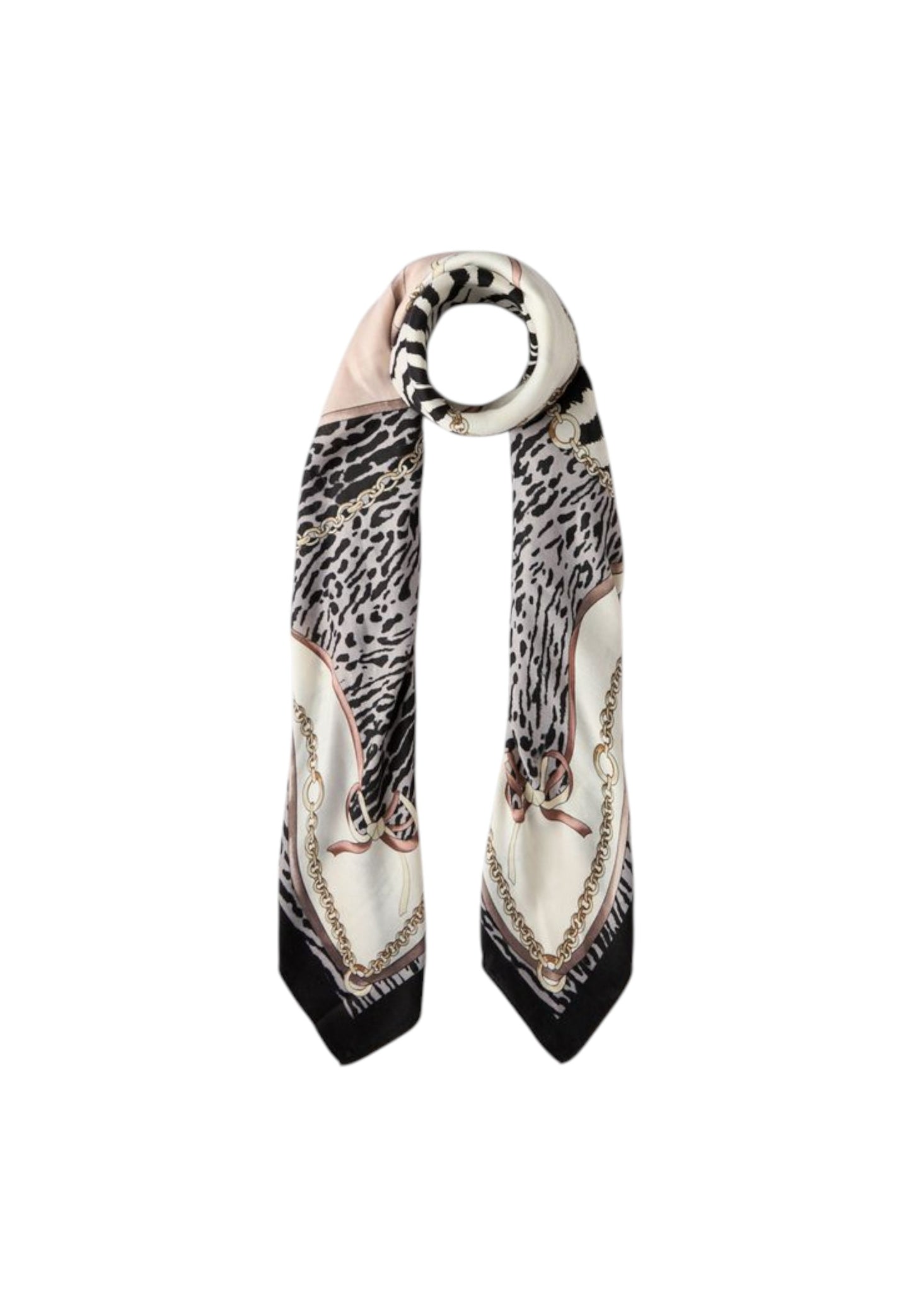 Foulard Donna Liu Jo Ribbon Animalier 120X120 2F5083T0300