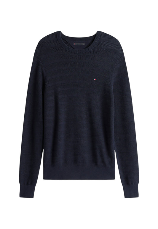 Maglione A Girocollo Uomo Tommy Hilfiger  Stripe Structure MW0MW39535