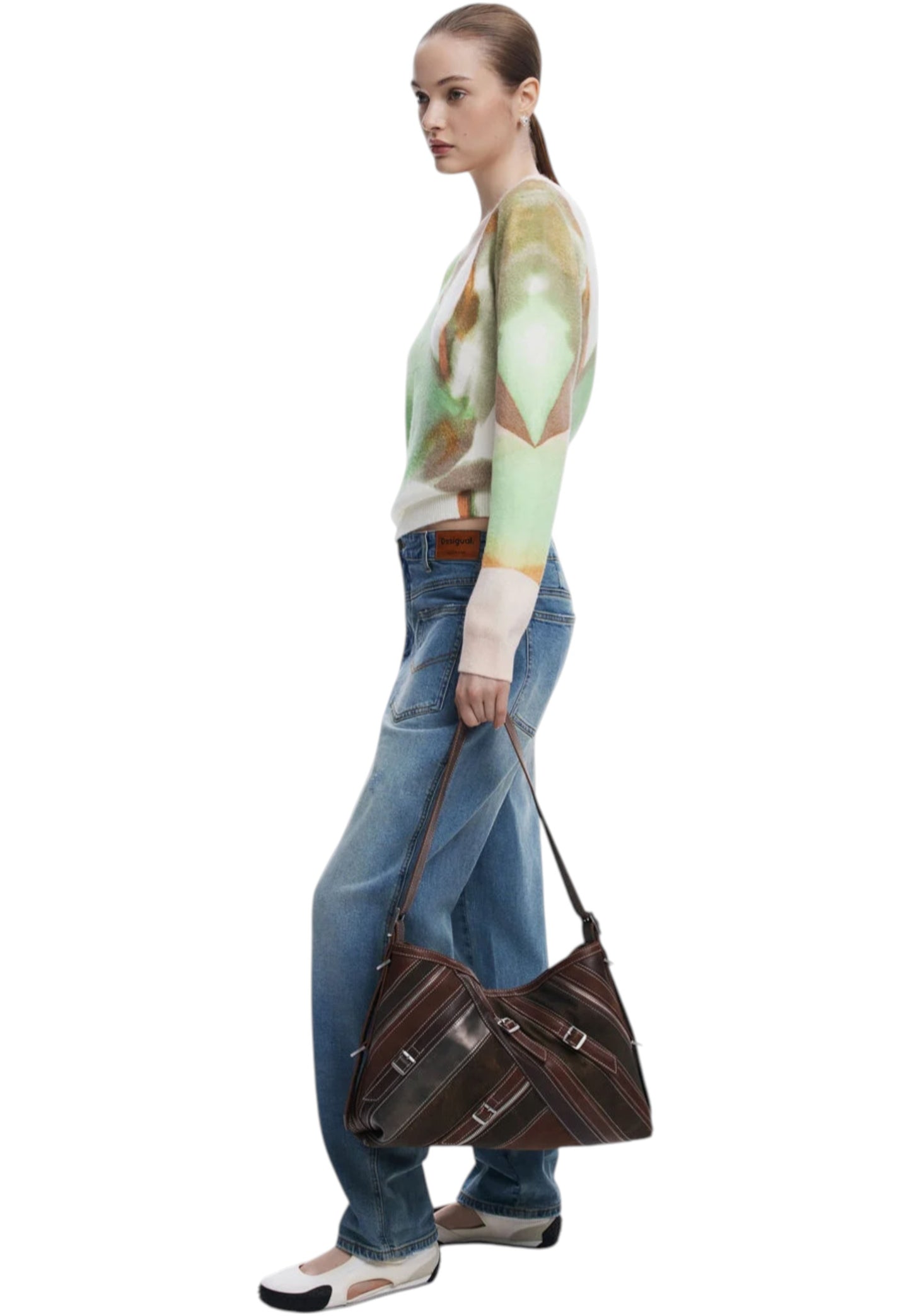 Borsa A Tracolla Donna Desigual Fibonacci Buxton Camel 25WAXPAB