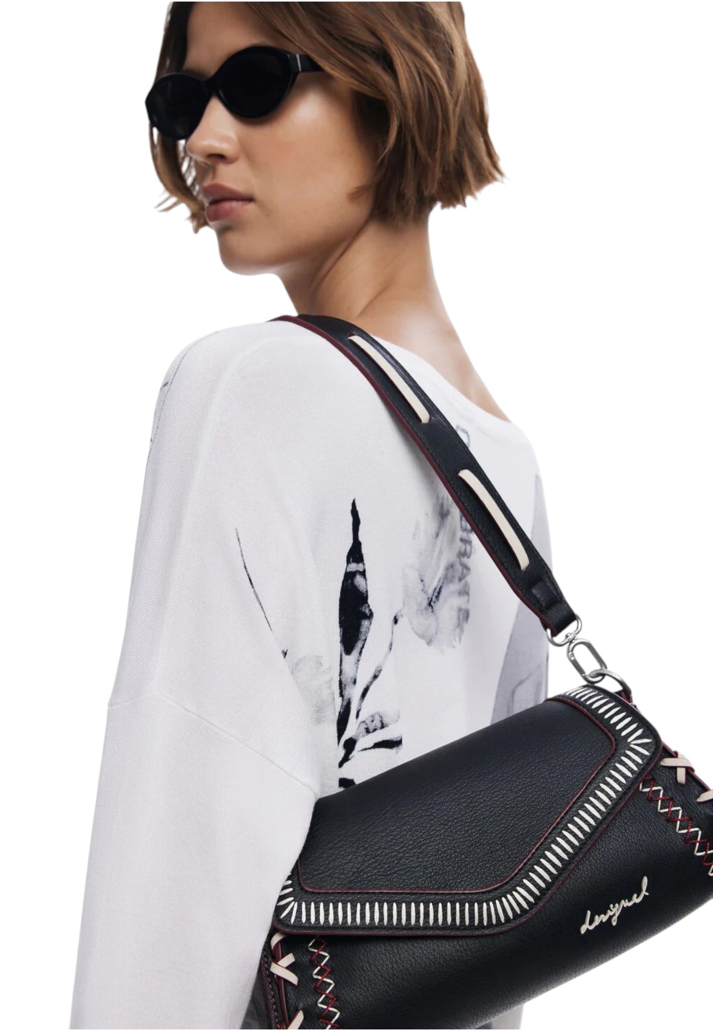 Borsa A Tracolla Donna Desigual Manhattan Pespuntes Zarauz 25WAXPBE