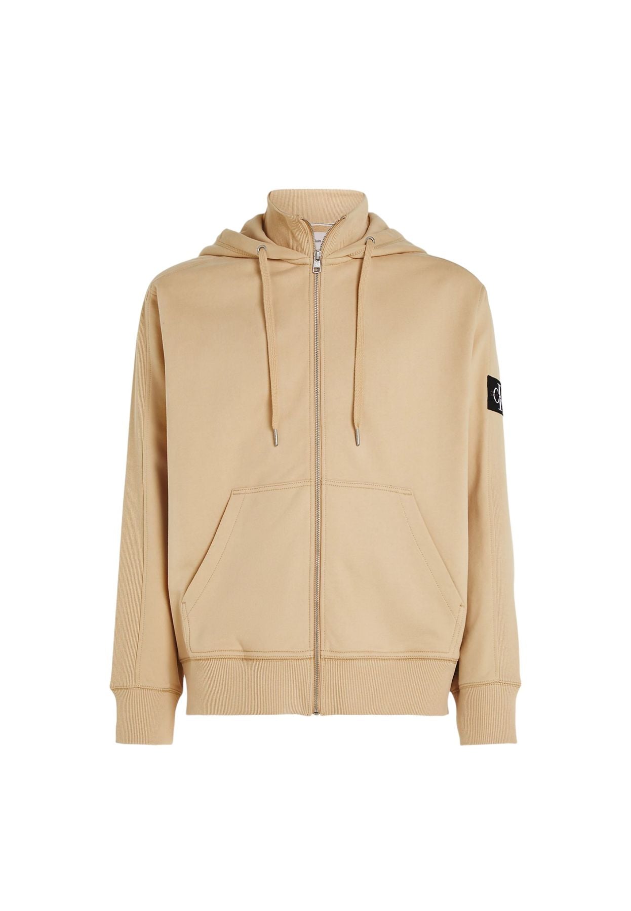 Felpa Con Zip Uomo Calvin klein Jeans Con Cappuccio Badge Hwk J30J324956