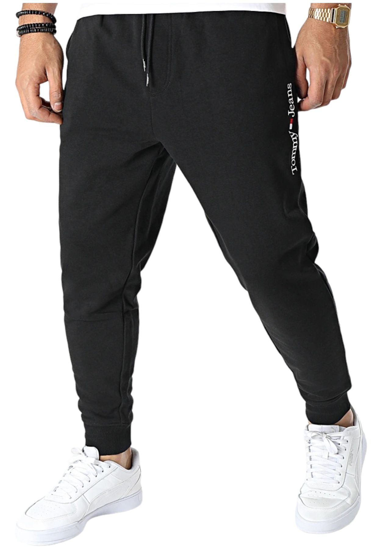 Pantaloni Tuta Uomo Tommy Jeans Reg Linear DM0DM15808