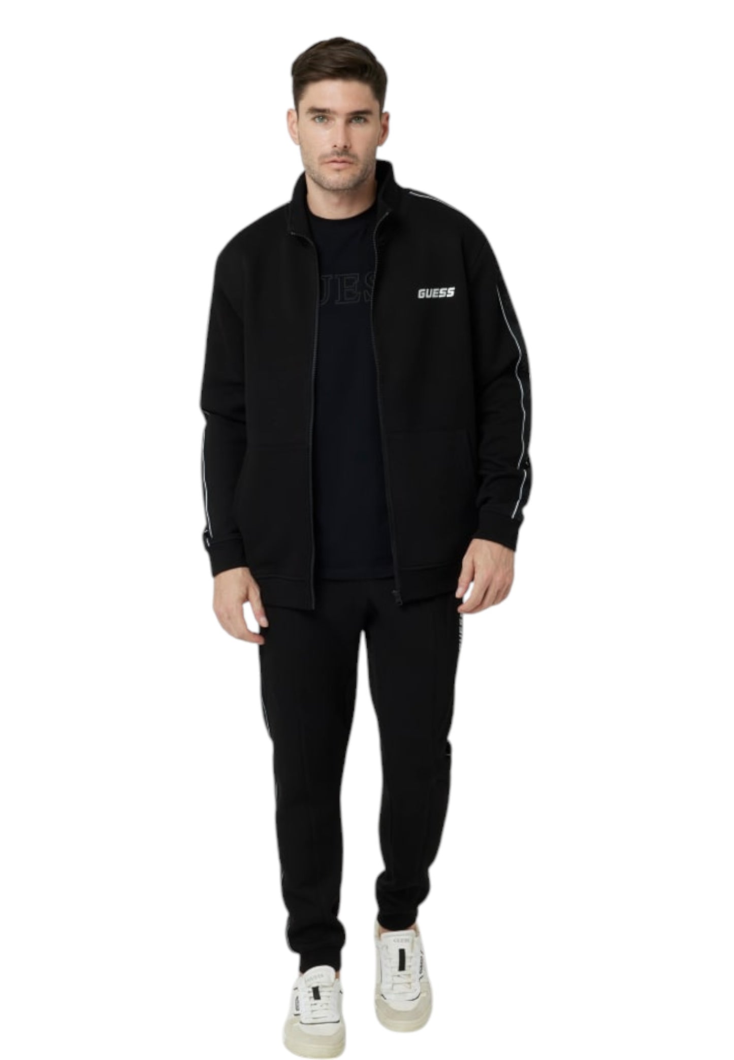 Felpa Con Zip Uomo Guess  Mickey