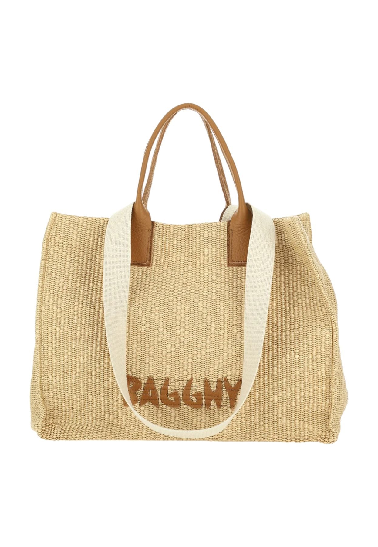 Borsa A Mano Donna Bagghy Tote Con Logo In Pelle E Tracolle A Nastro B3GW0710