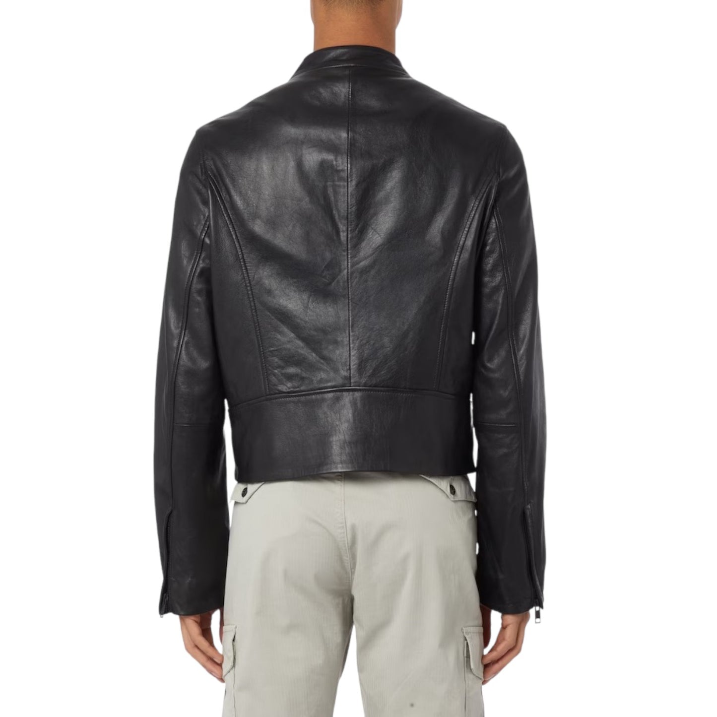 Giacca In Pelle Uomo Trussardi Metal Free 52S00864-2P000314