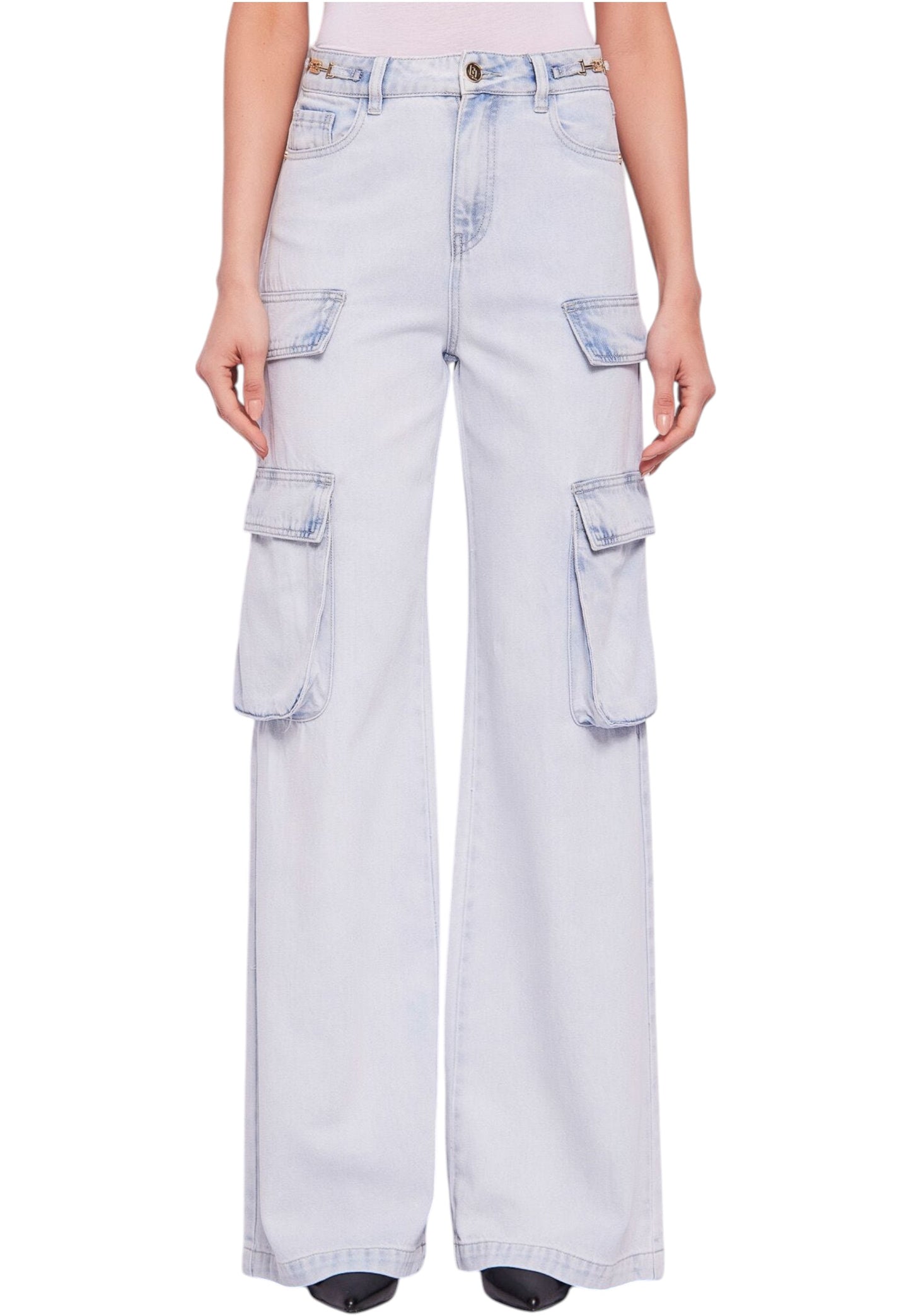 Jeans Cargo Donna Gaudi