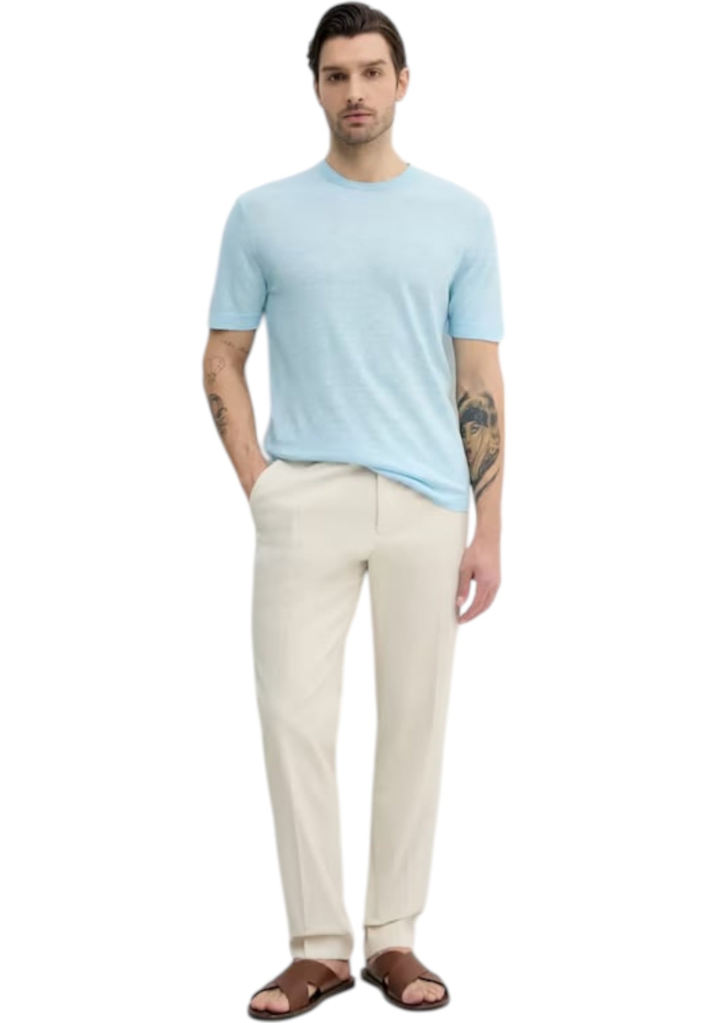 Maglia A Girocollo Uomo Calvin klein