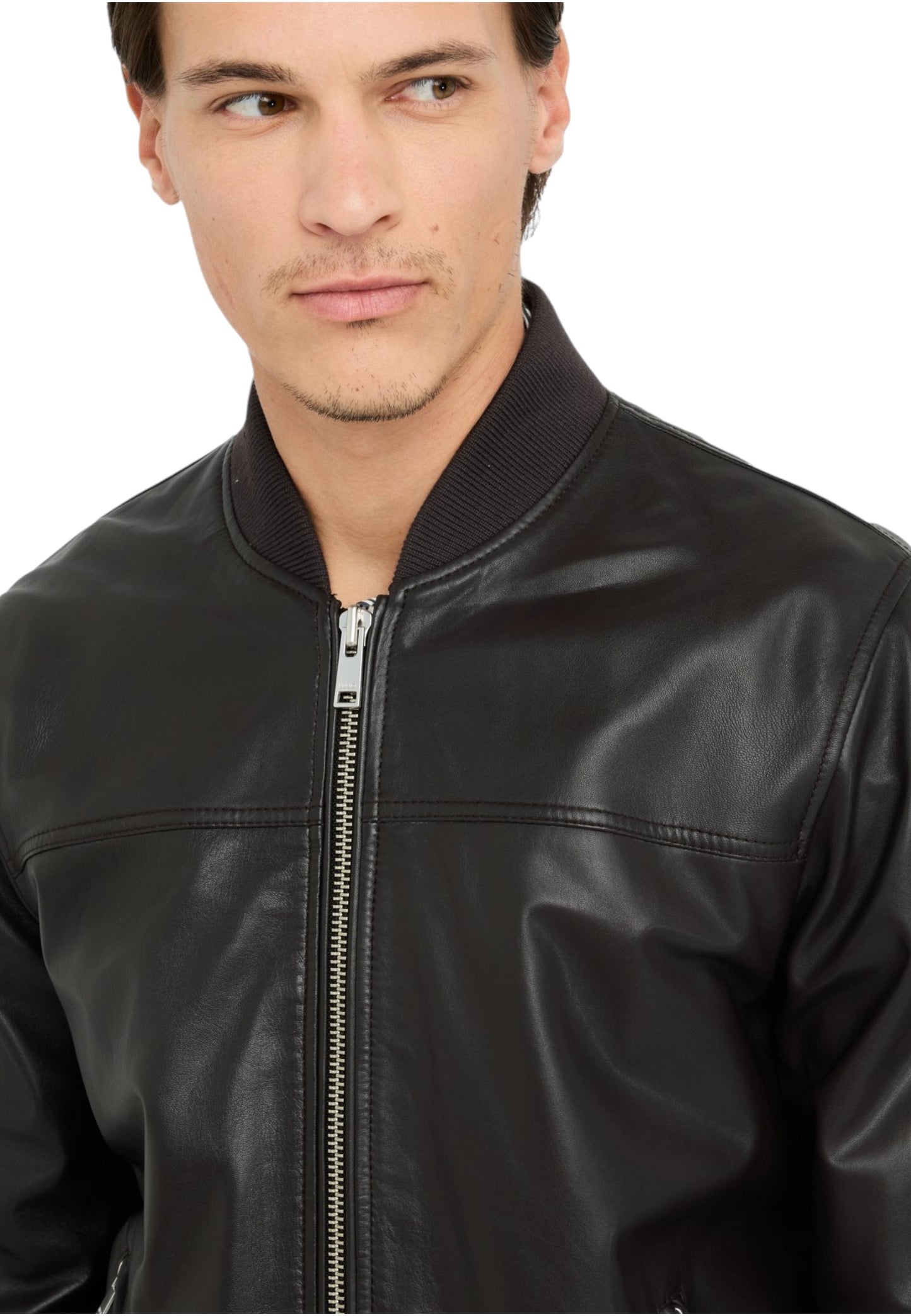 Giacca Bomber Uomo Liu Jo In Pelle QXX058P0407
