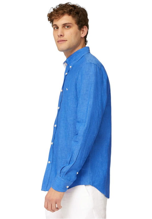 Camicia Manica lunga Uomo Harmont & Blaine In Lino CRL014010883B