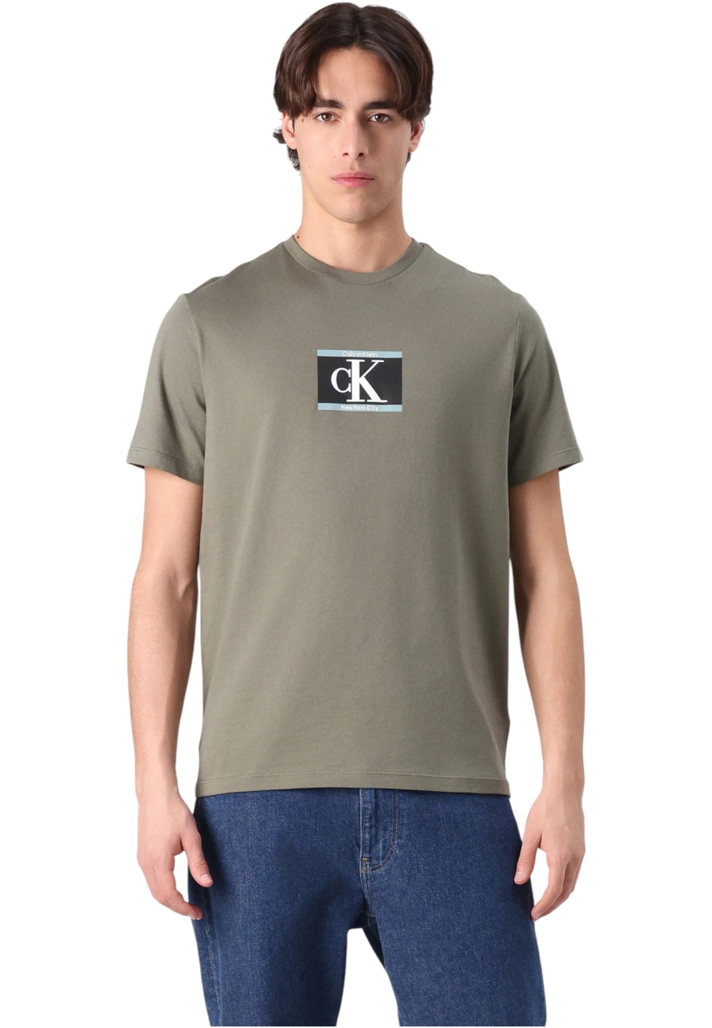 T-Shirt Manica Corta Uomo Calvin klein  30S Eu Sp Ck Box LV04RC854G