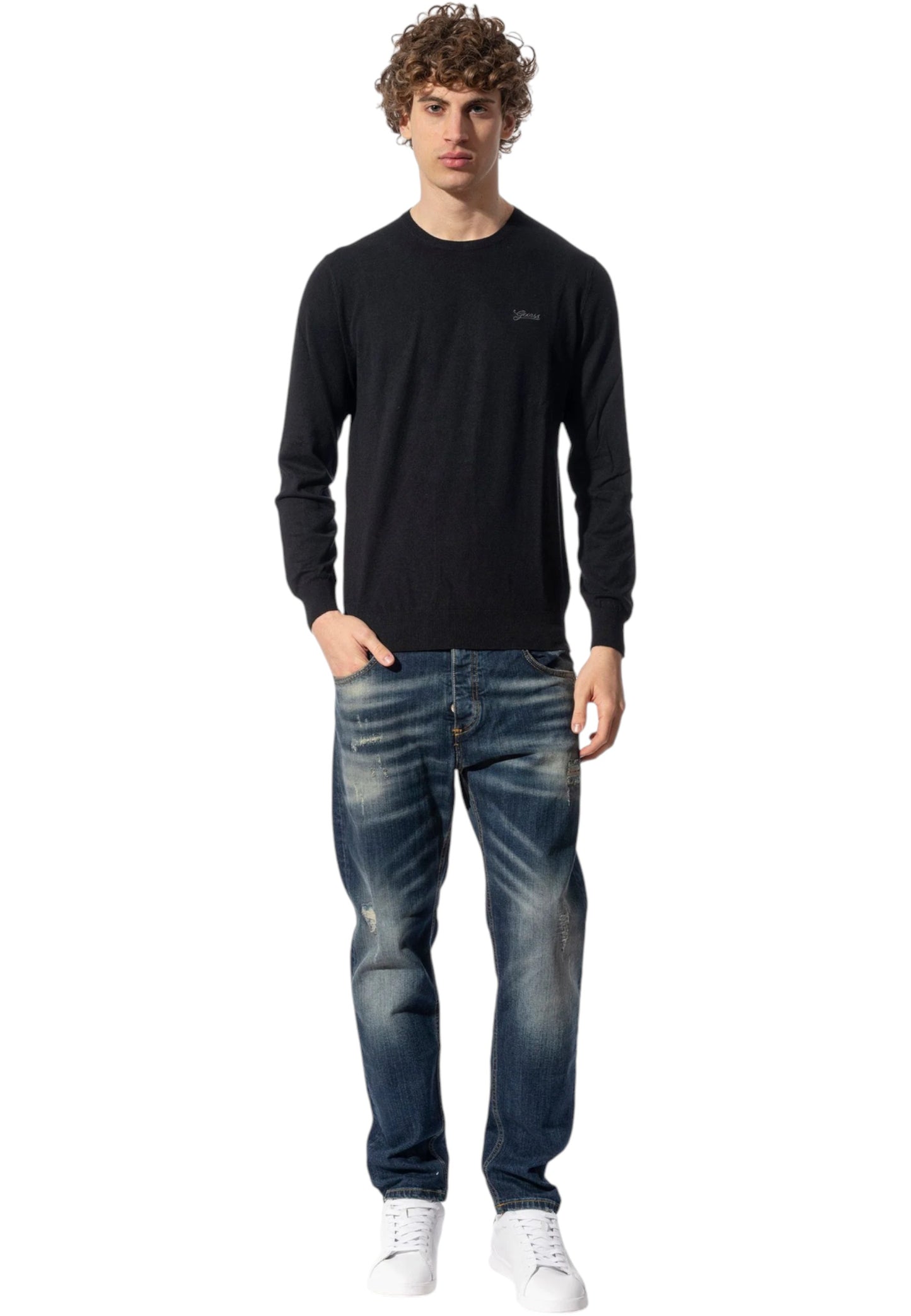 Maglia A Girocollo Uomo Guess