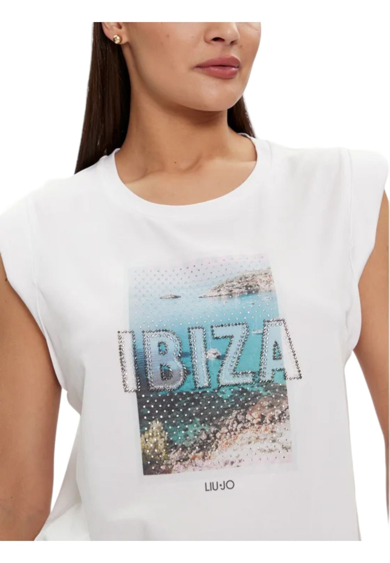 T-Shirt Senza Maniche Donna Liu Jo MA4332J5003