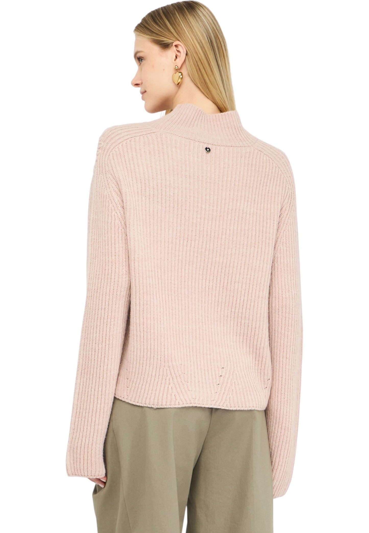 Maglione Collo Alto Donna Liu Jo Senza Maniche CF5399MA65N