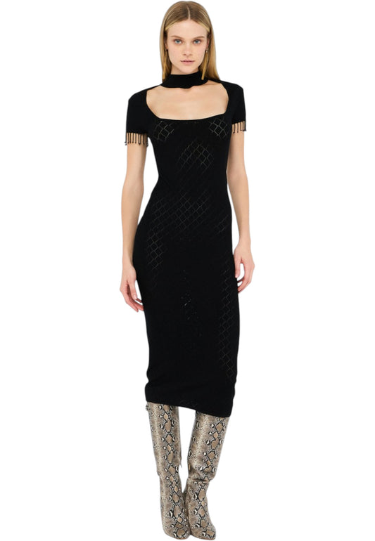 Vestito Midi Donna Liu Jo In Maglia  CF5029MS18F