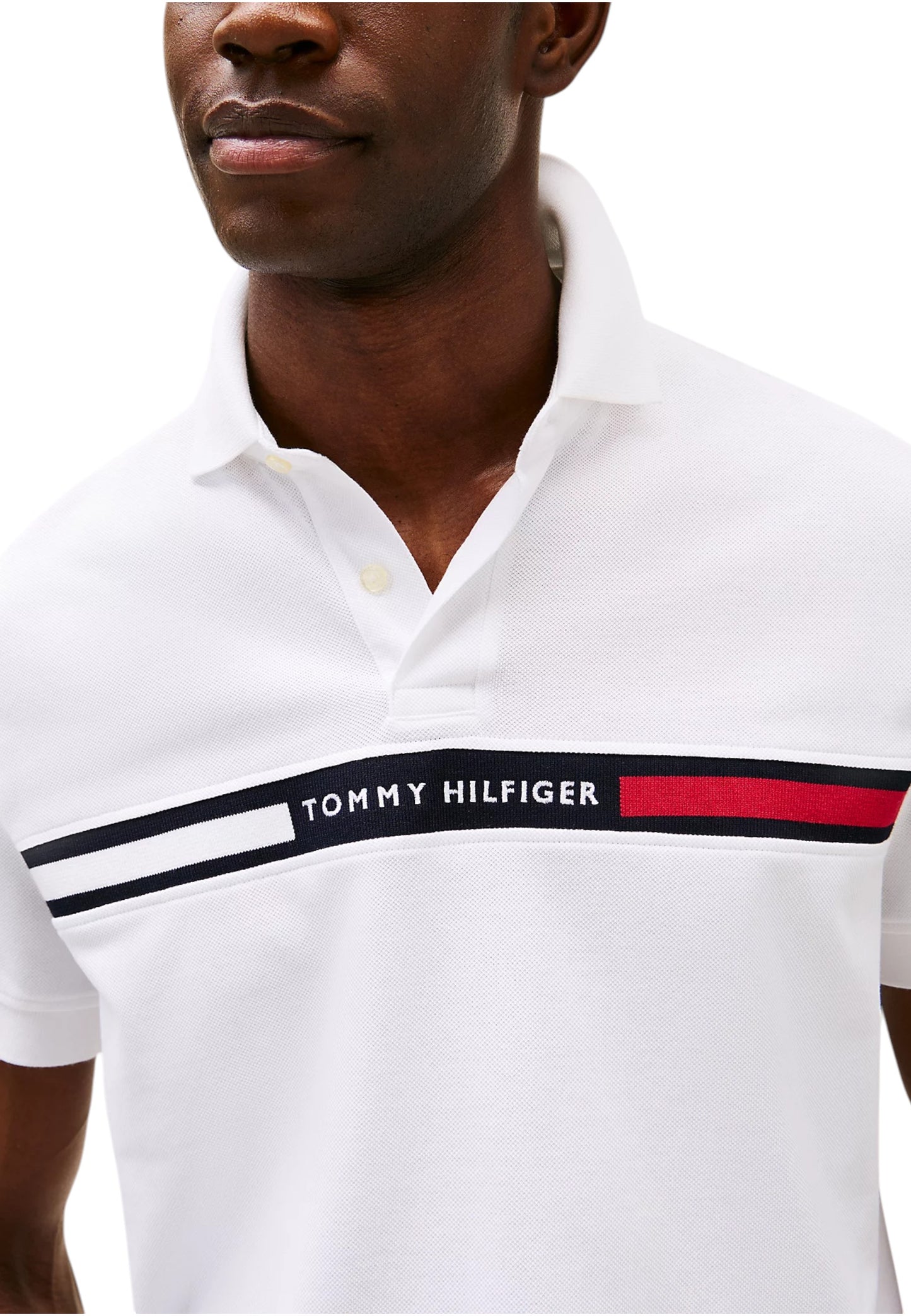 Polo Manica Corta Uomo Tommy Hilfiger  Hilfiger Chest Insert