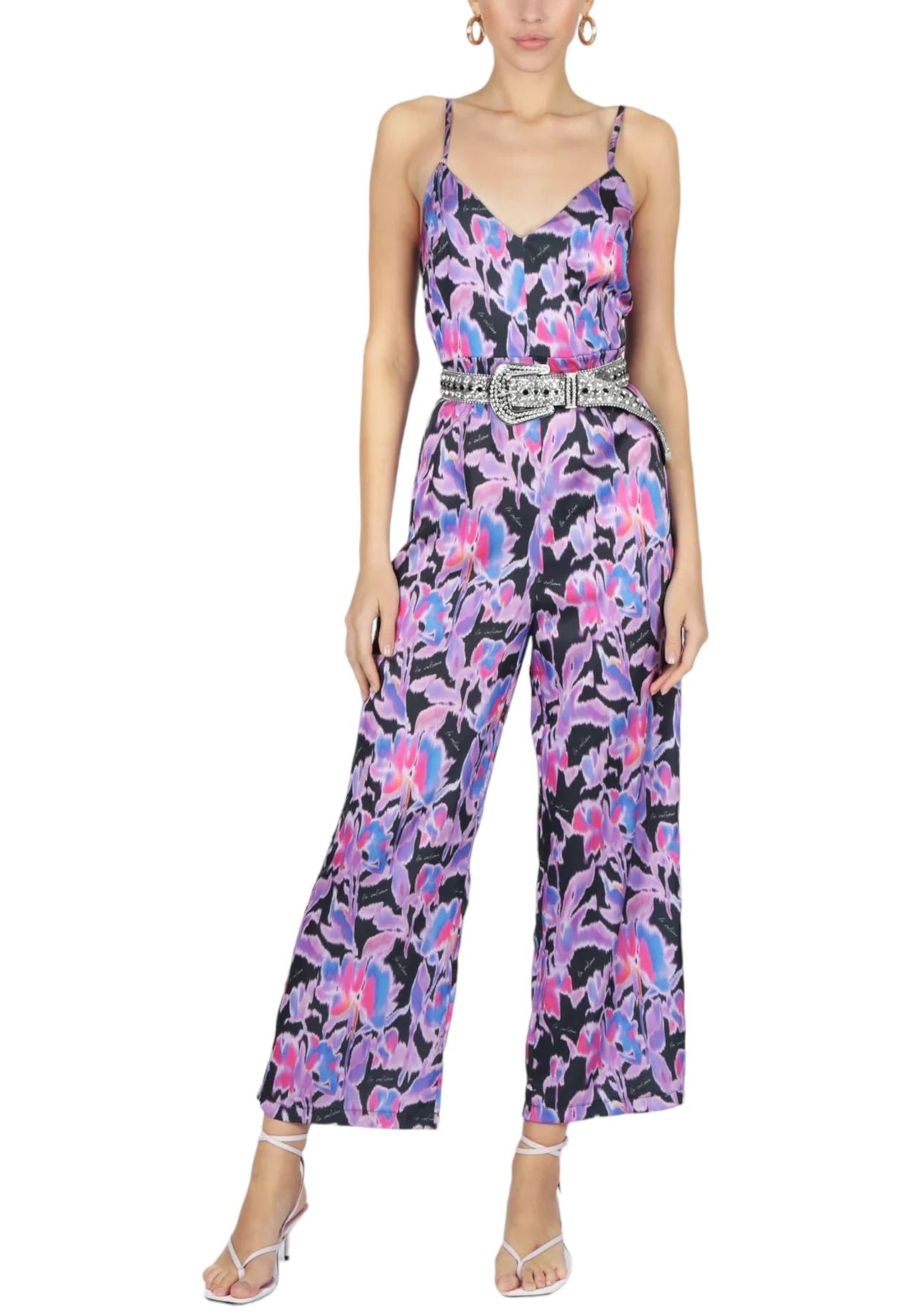 Tuta Jumpsuit Senza Maniche Donna Le Volière   WS23J310