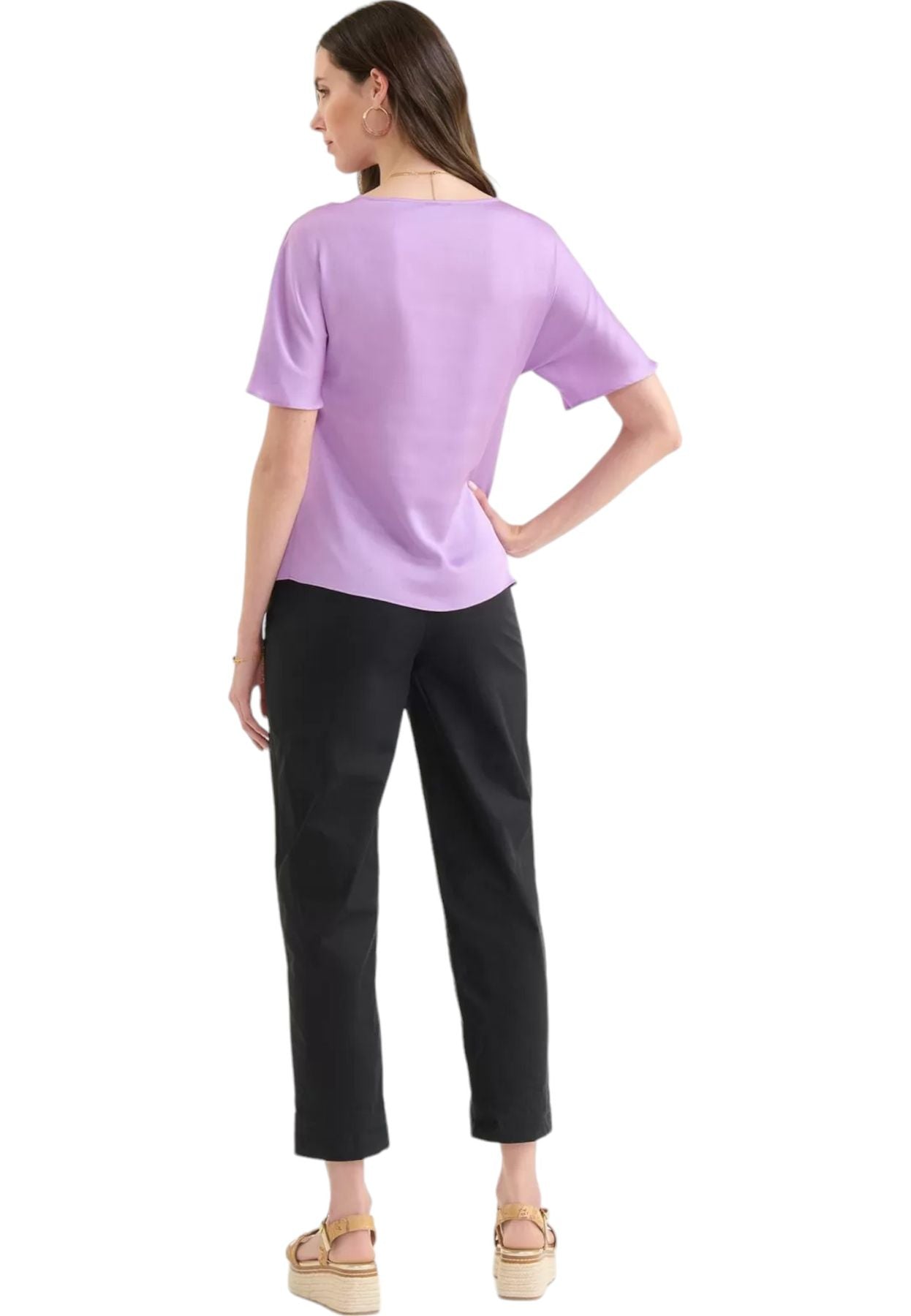 Blusa Manica Corta Donna Alviero Martini Kimono 24ED10942NPS2