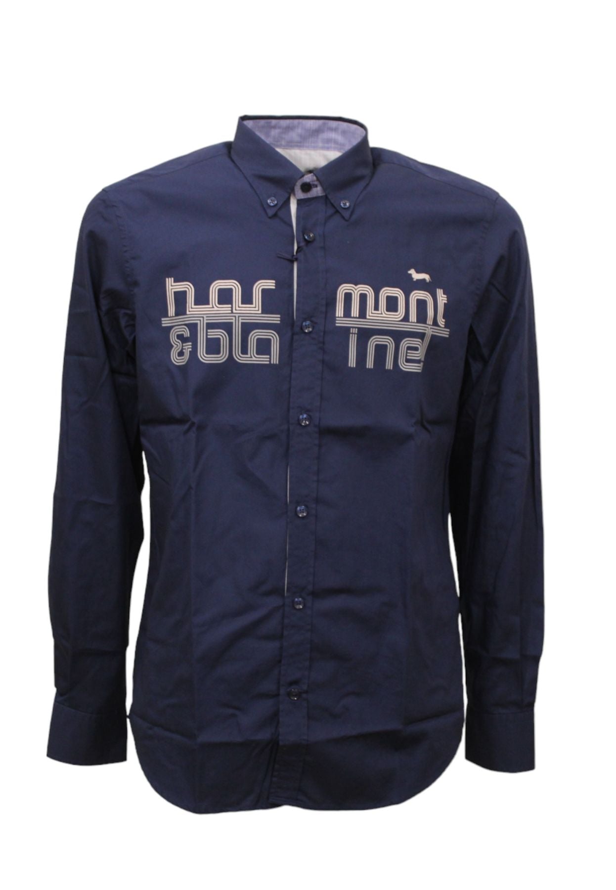 Camicia Manica lunga Uomo Harmont & Blaine Con Logo Effetto 3D CRL969011759M