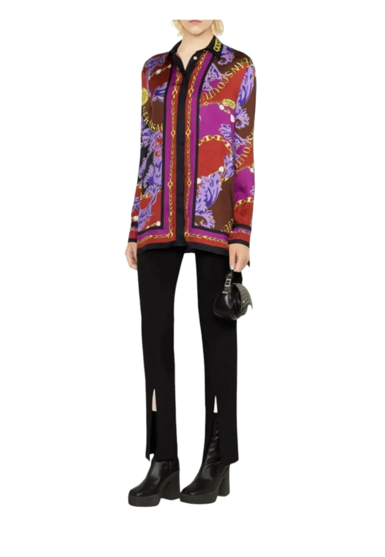 Camicia Manica lunga Donna Versace Jeans Couture 75HAL2P2NS346