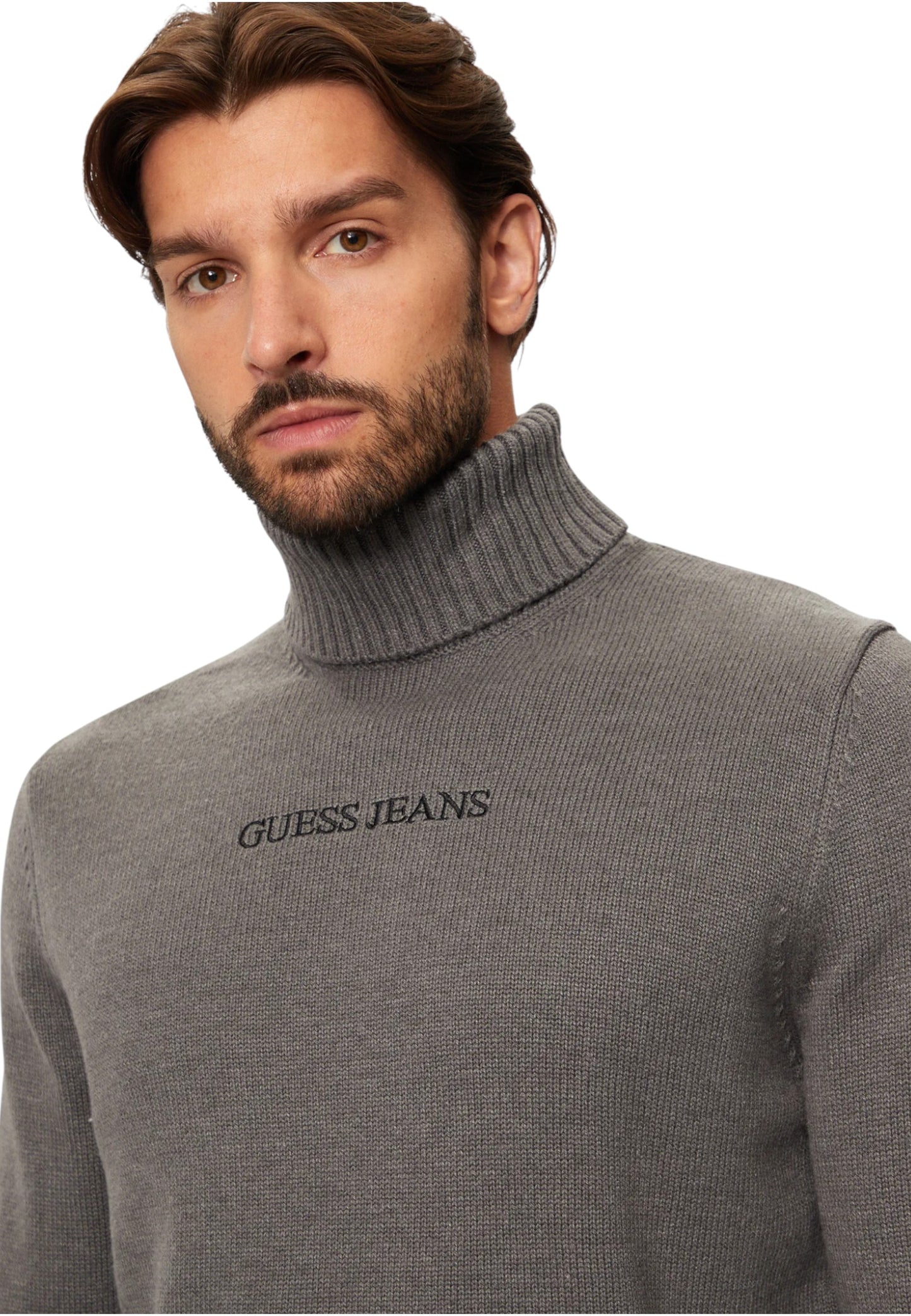 Maglione Collo Alto Uomo Guess Gj Guess J Emb Gj Ls Tn Guess J Emb Swtr M5BR58Z0561