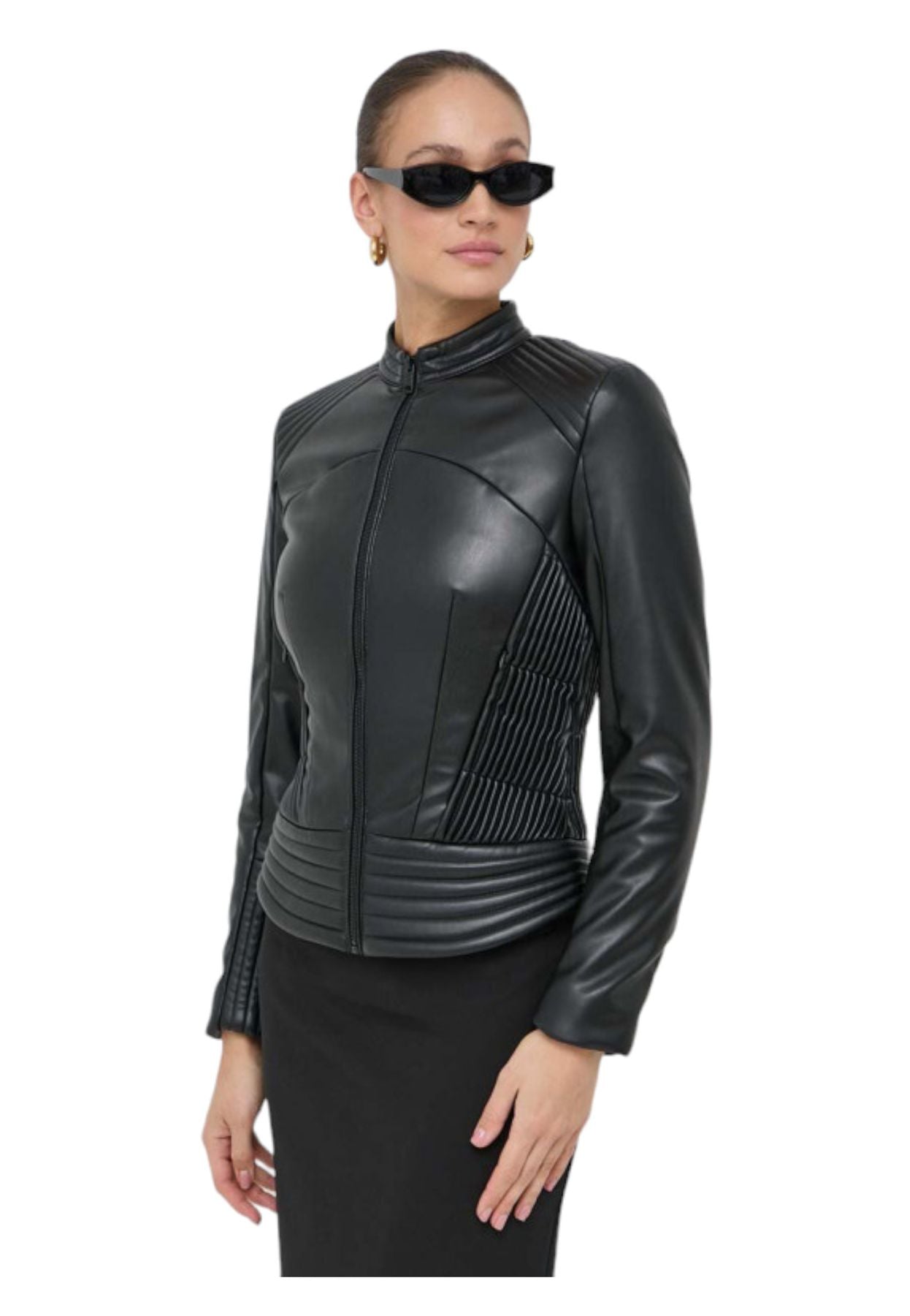 Giacca In Pelle Sintetica Donna Guess W4RL12WFWT0
