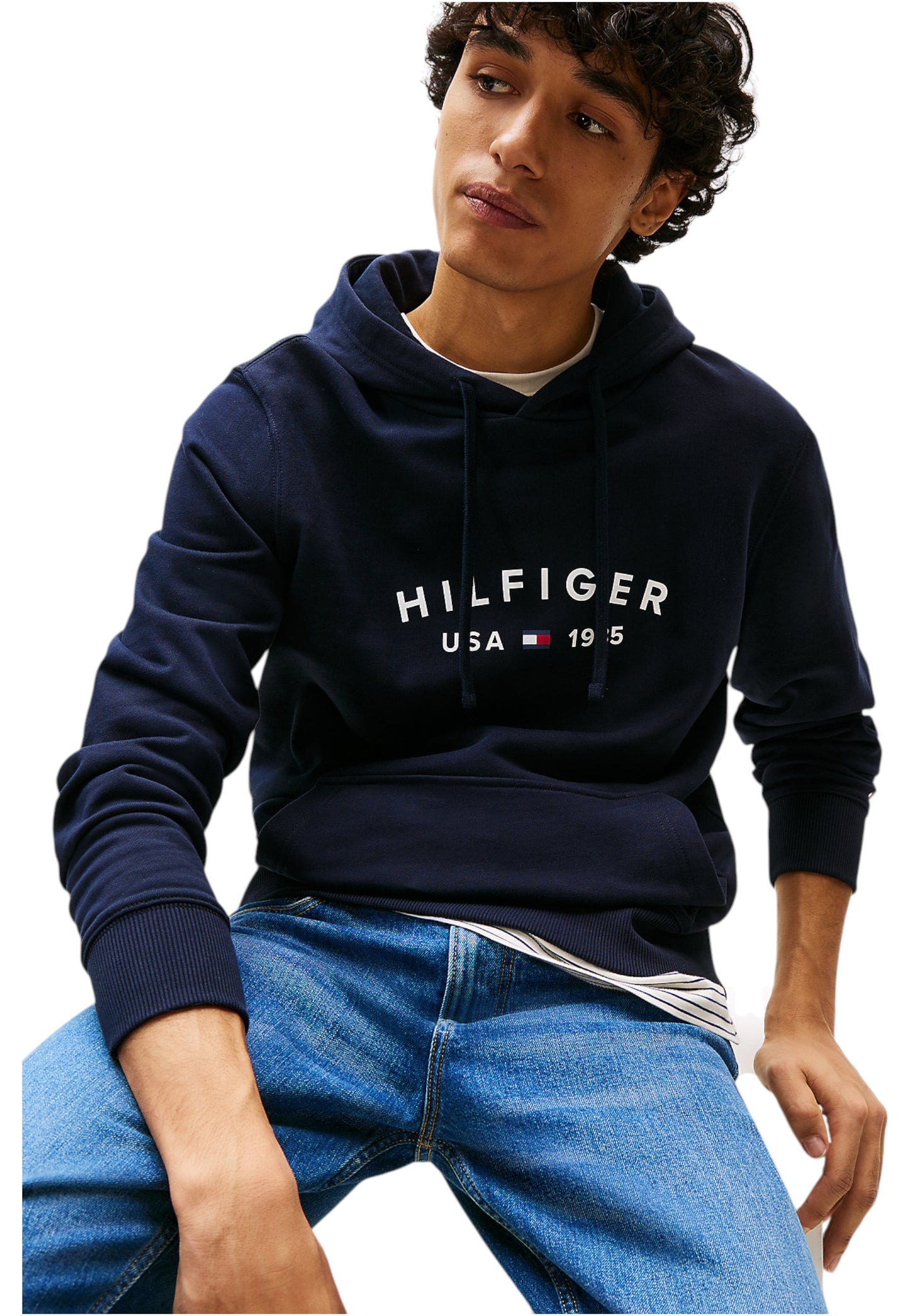 Felpa Con Cappuccio Uomo Tommy Hilfiger Fathers Day MW0MW40697