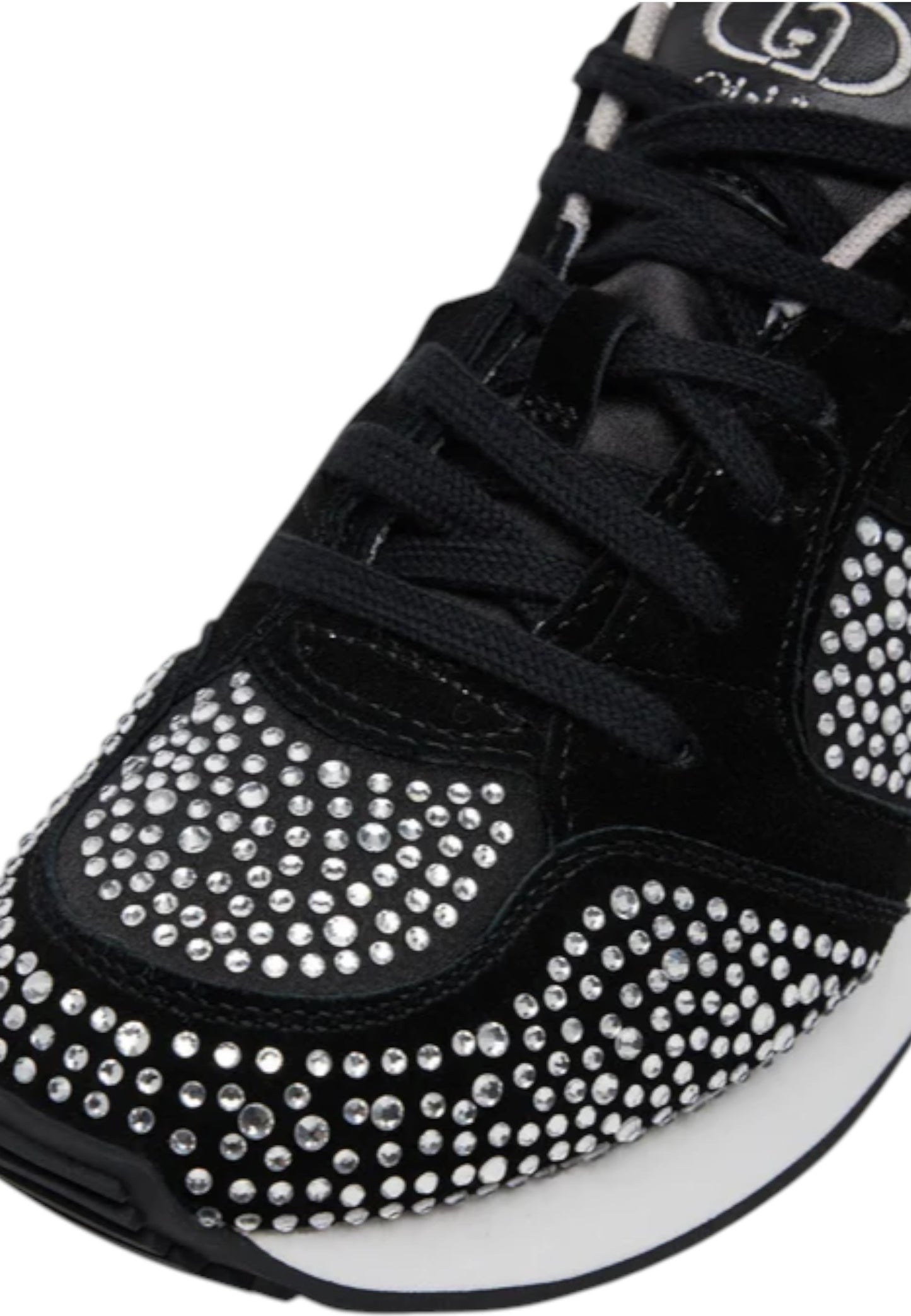 Sneakers Basse Donna Liu Jo Cow Suede/Satin/Strass Vibe