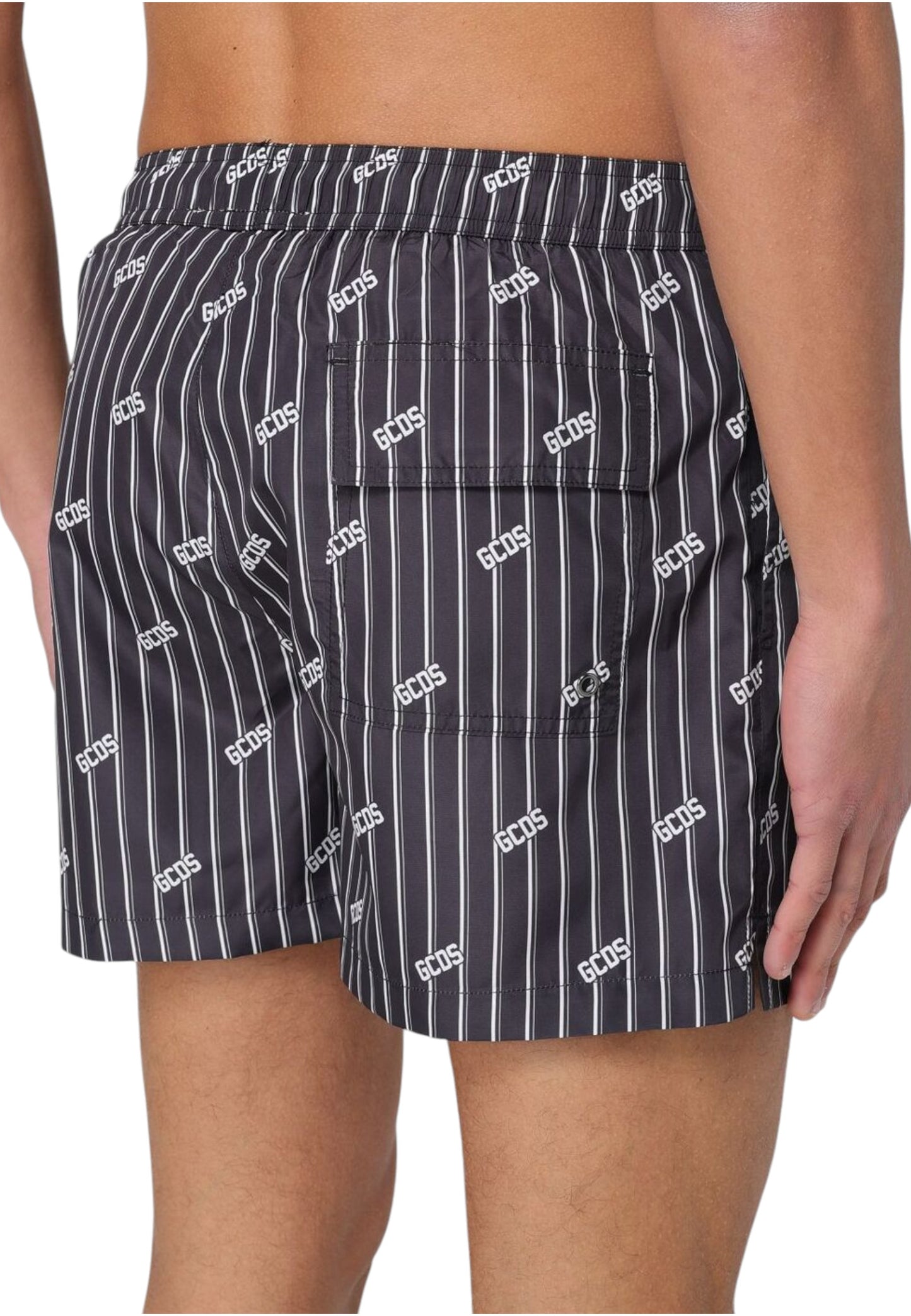 Costume da bagno Short Uomo Gcds Essentials Pinstripe