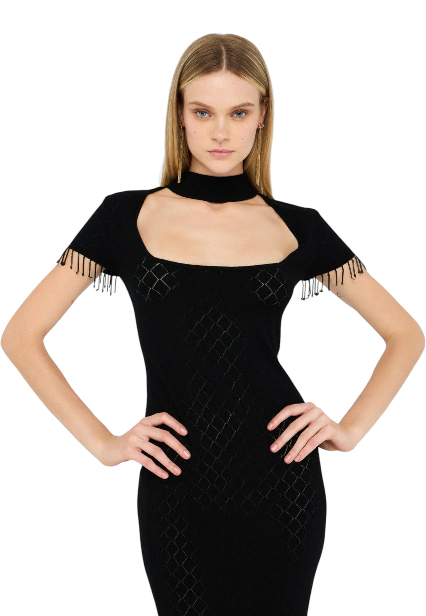 Vestito Midi Donna Liu Jo In Maglia CF5029MS18F