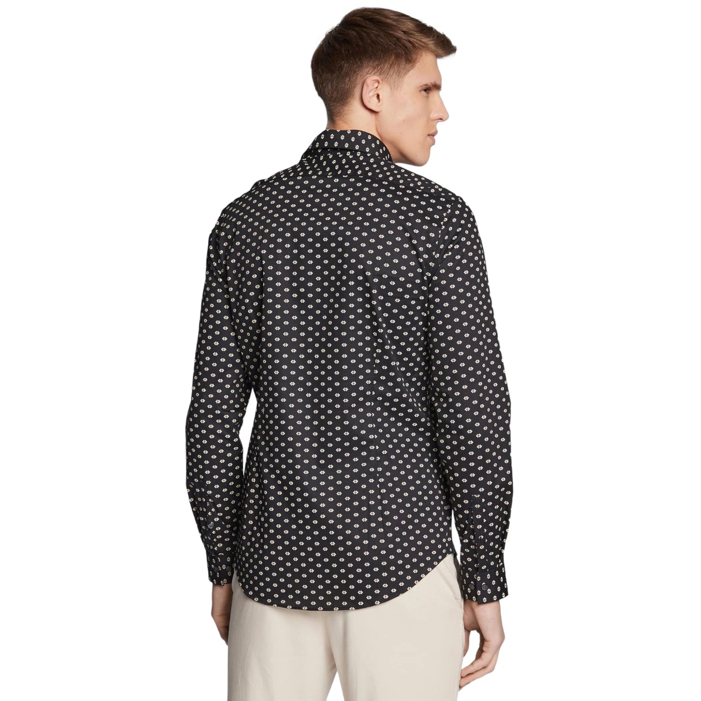Camicia Manica lunga Uomo Calvin klein Ck Logo Print Slim K10K110930