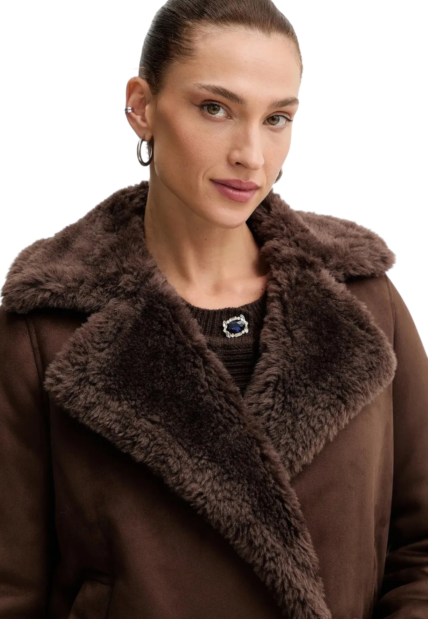 Giacca Invernale Donna Liu Jo Con Pelliccia Sintetica MF5334E0911