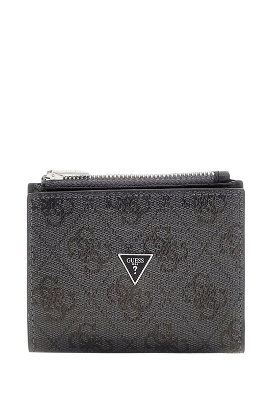 Portacarte  Uomo Guess Bifold Top Zip Milano SMMALOLEA03