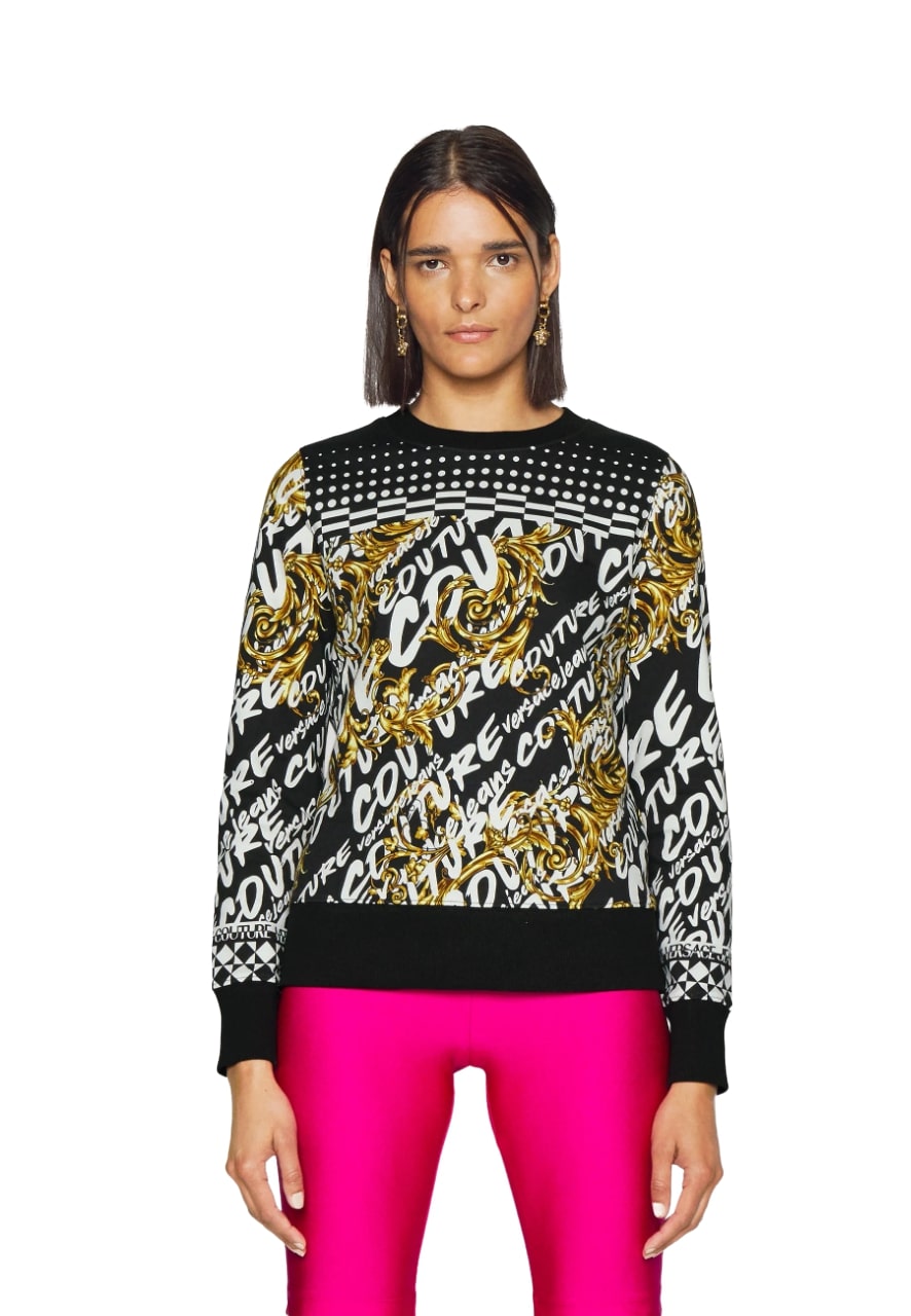 Felpa A Girocollo Donna Versace Jeans Couture 73HAI3A9FS052