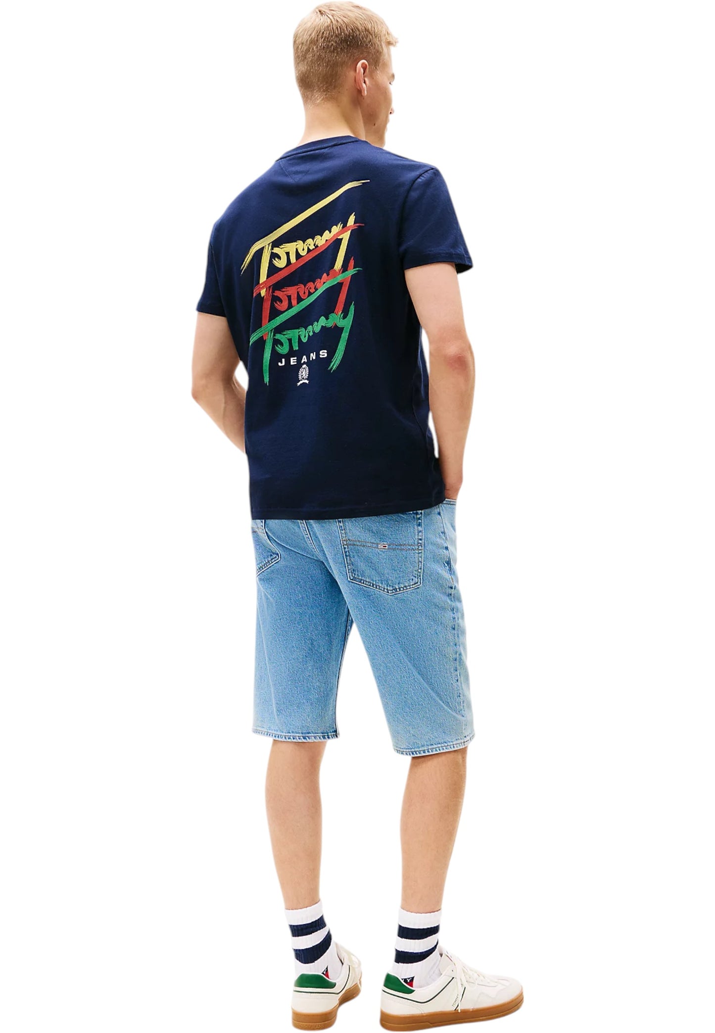 T-Shirt Manica Corta Uomo Tommy Jeans  Tjm Reg Twisted Sign