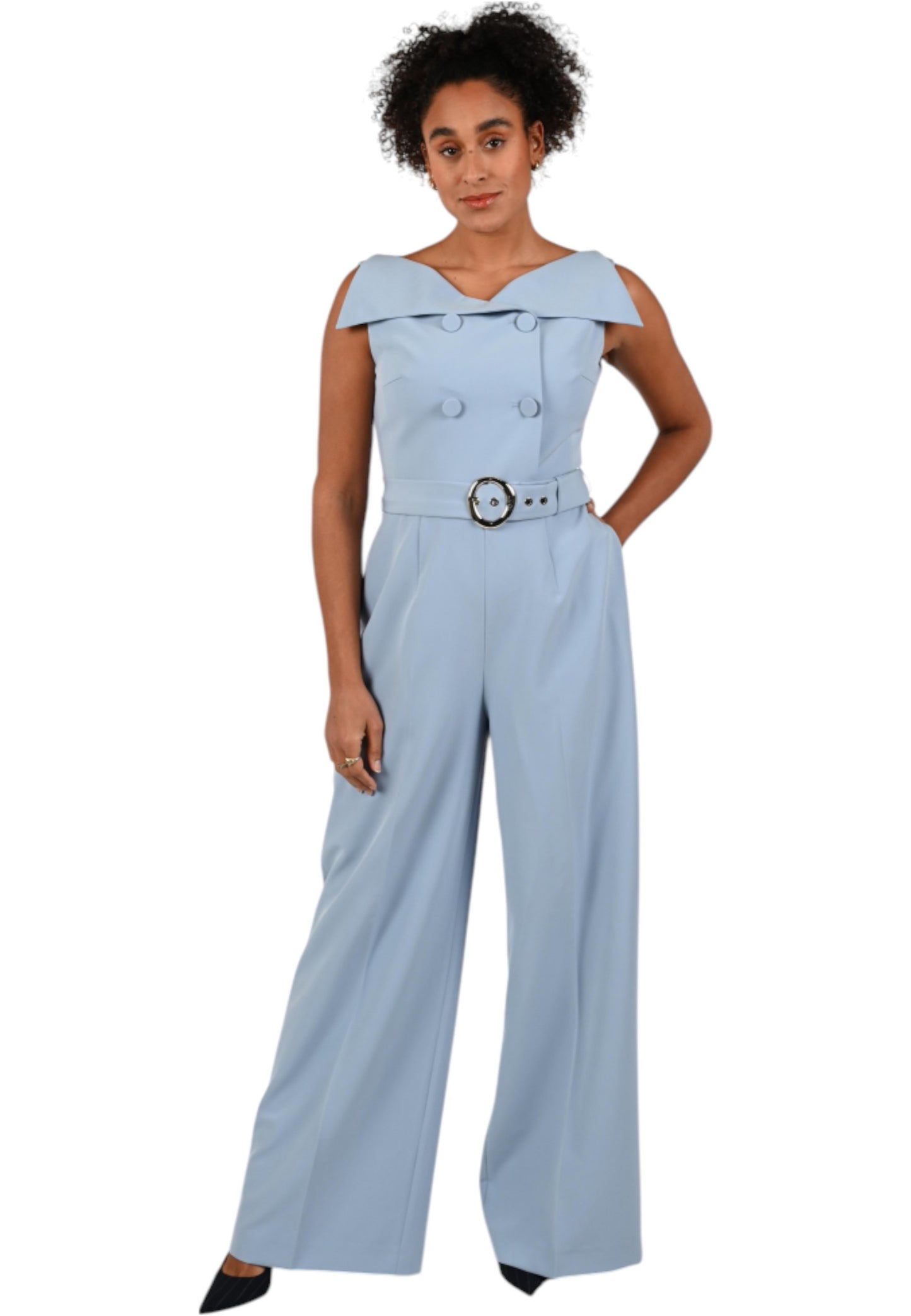 Tuta Jumpsuit Senza Maniche Donna Liu Jo Elegante Con Cintura