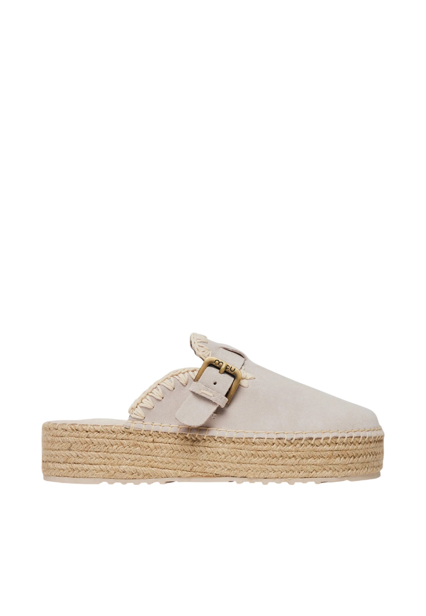 Sandali Donna Mou Jute clog plain suede