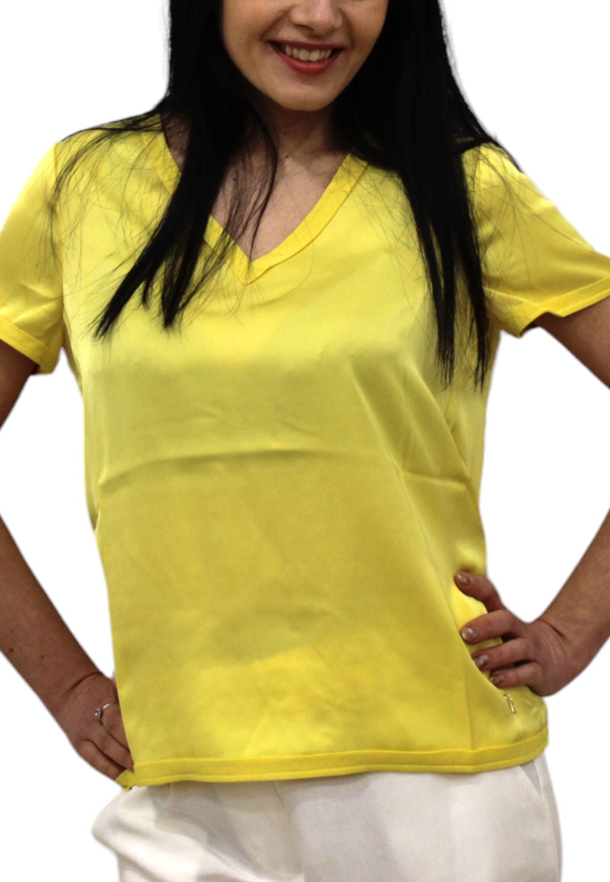 Blusa Manica Corta Donna Kocca Kusanga P24PBL1428ABUN0000