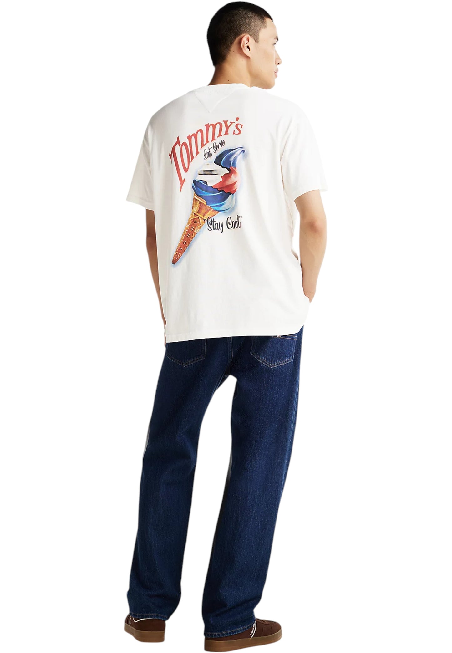 T-Shirt Manica Corta Uomo Tommy Jeans  Tjm Rlx Novelty 2 Gm