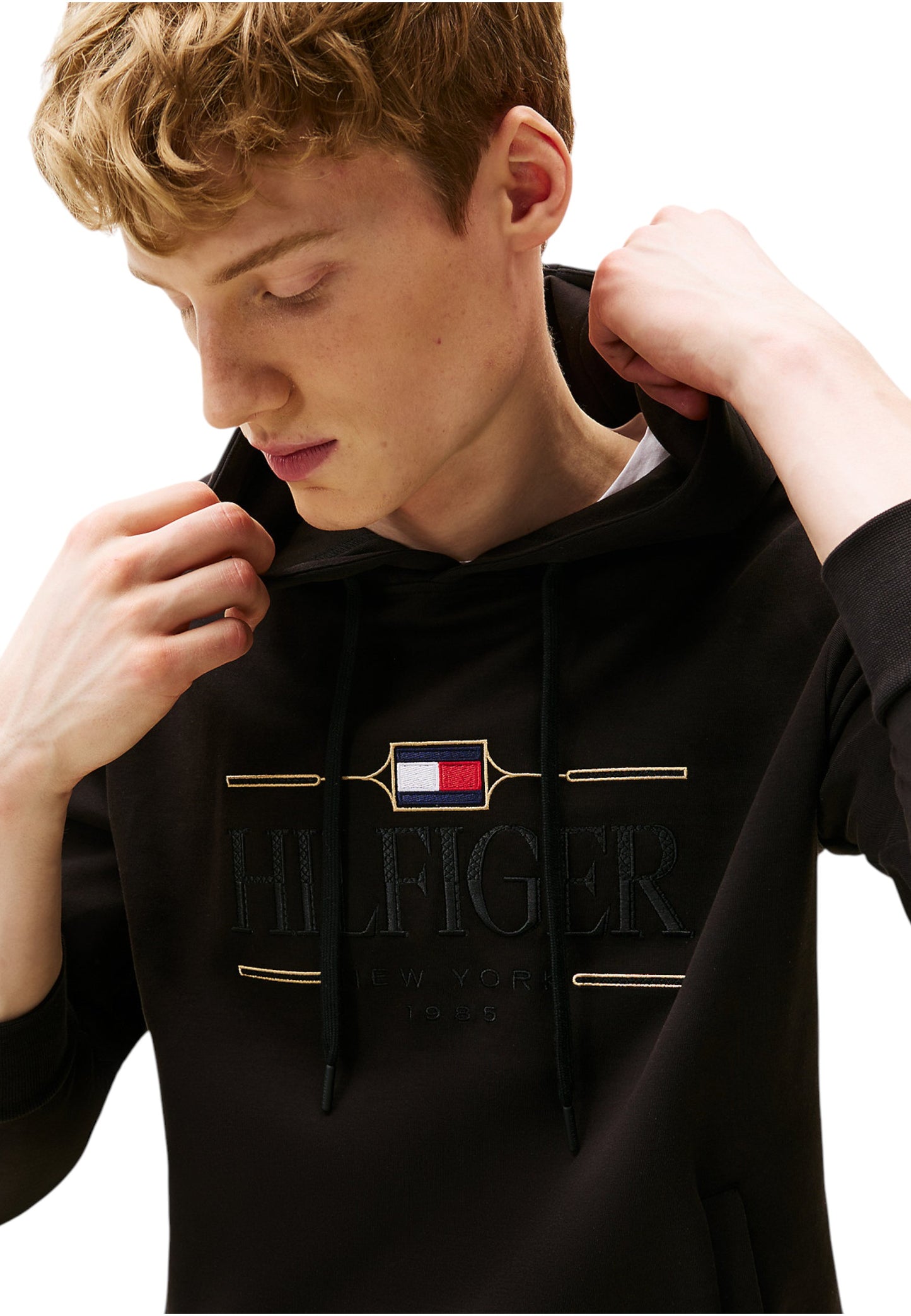 Felpa Con Cappuccio Uomo Tommy Hilfiger  Icon Hilfiger MW0MW39586