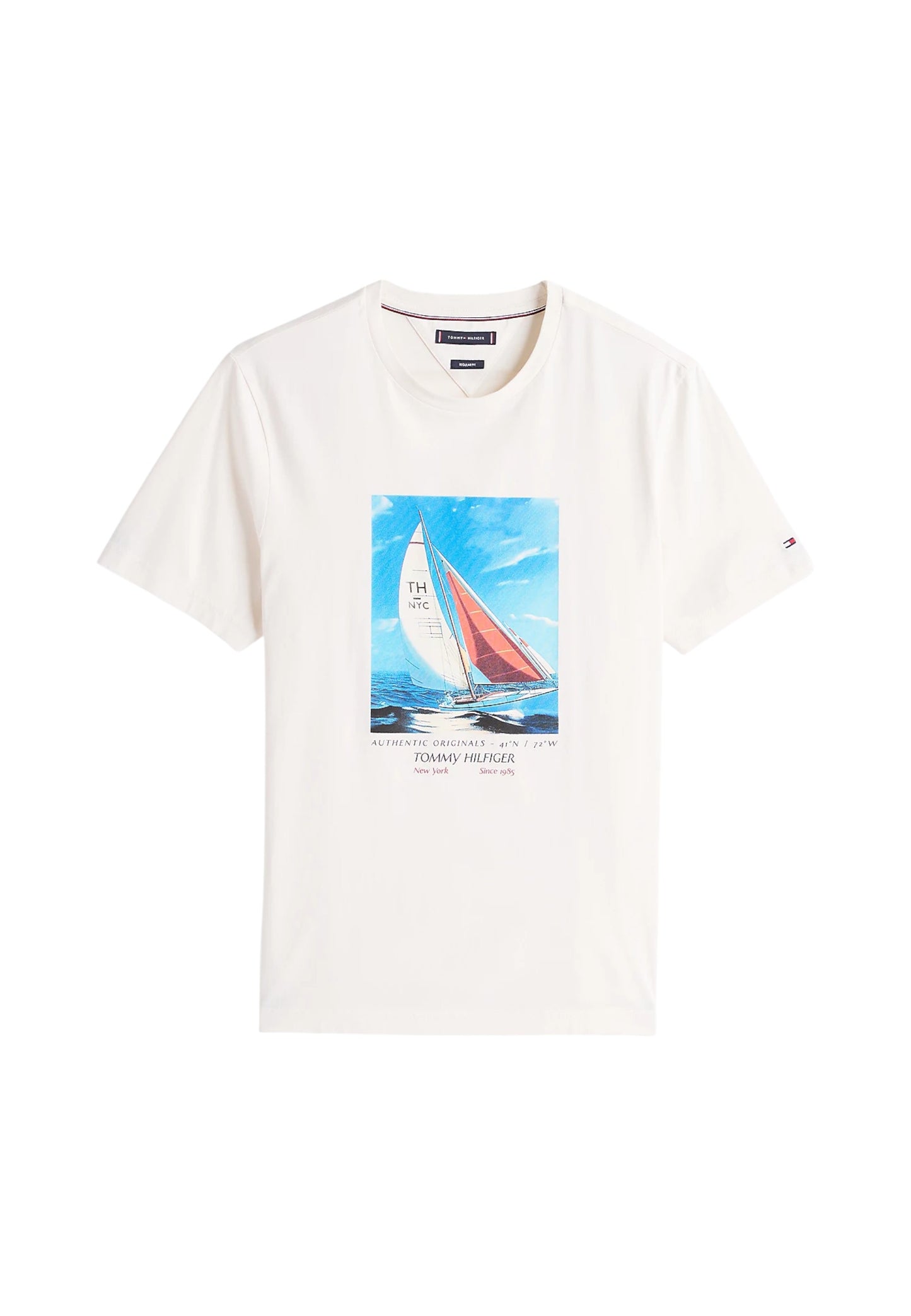 T-Shirt Manica Corta Uomo Tommy Hilfiger  Hilfiger Color Photo