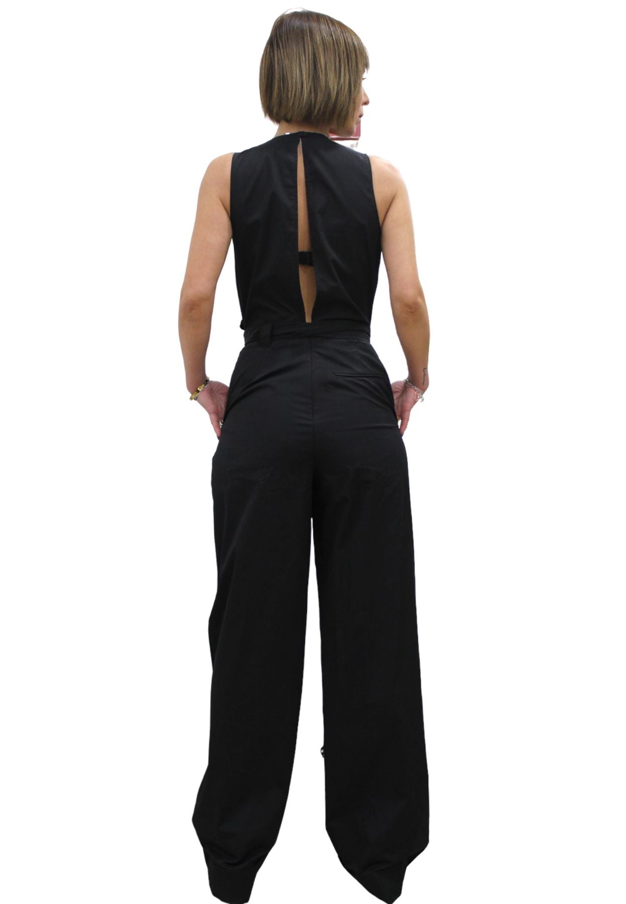 Tuta Jumpsuit Senza Maniche Donna Alessia Santi Lunga 311SD25072