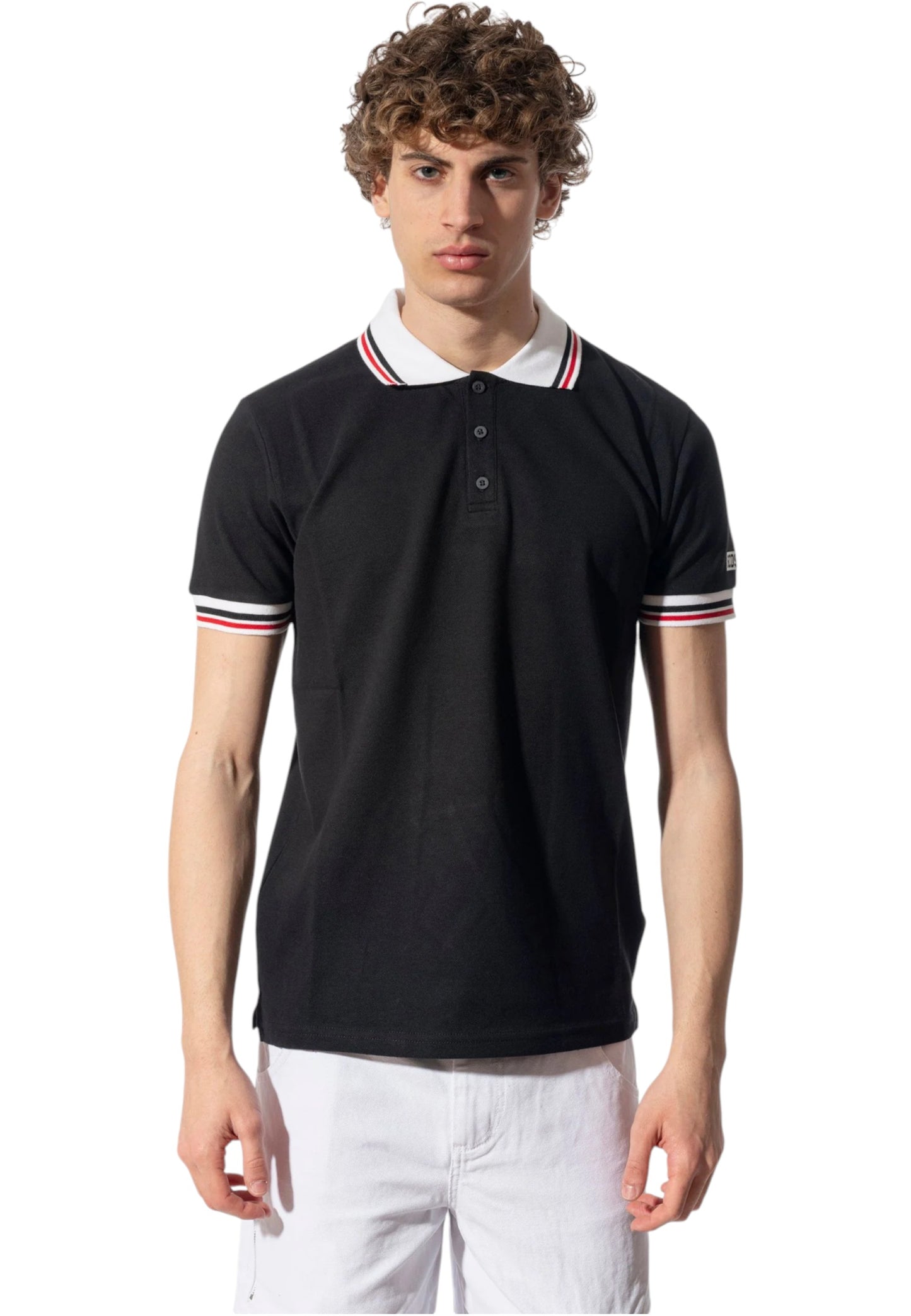 Polo Manica Corta Uomo Gcds Essentials Piquet
