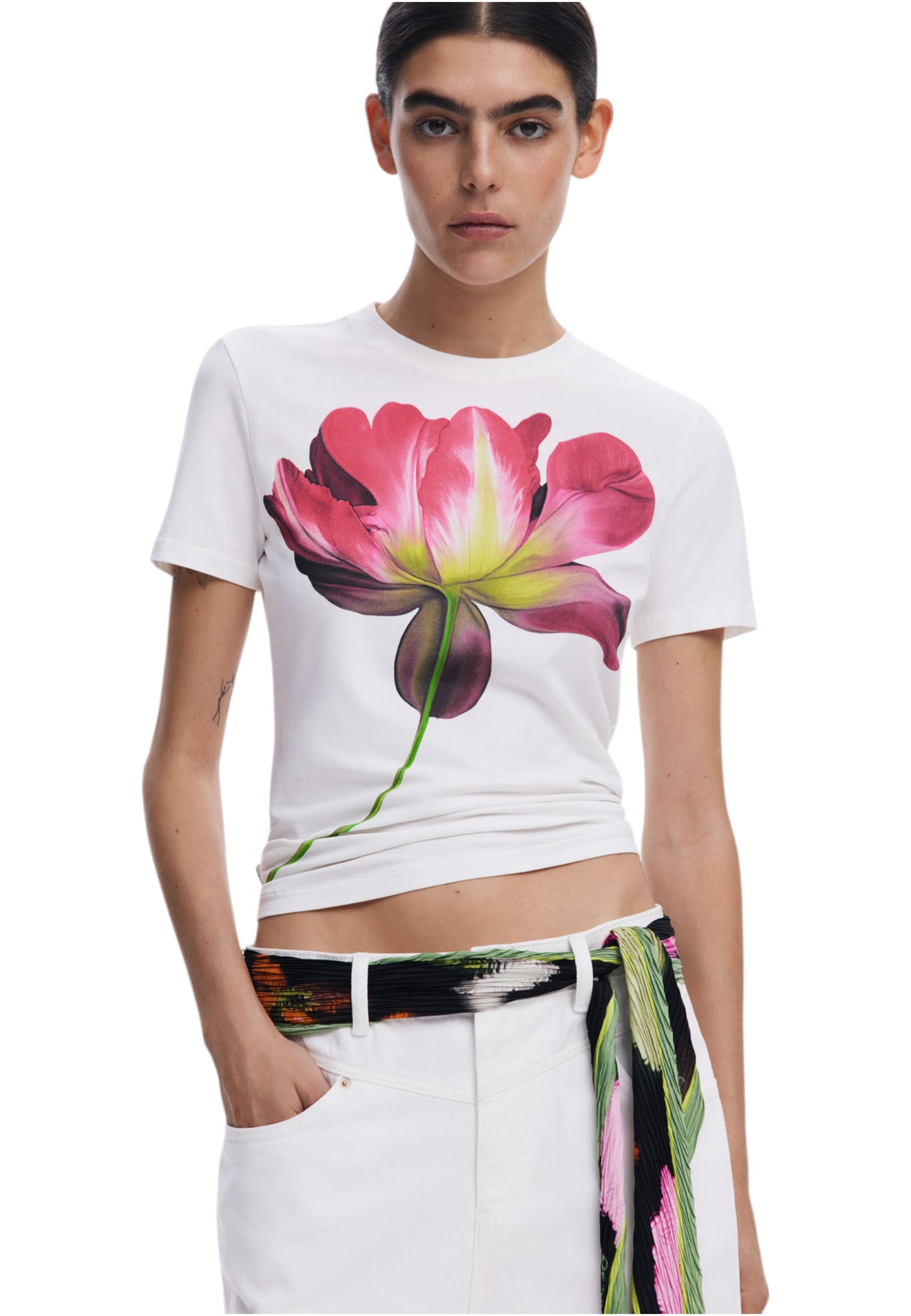 T-Shirt Donna Desigual Ts_Plata
